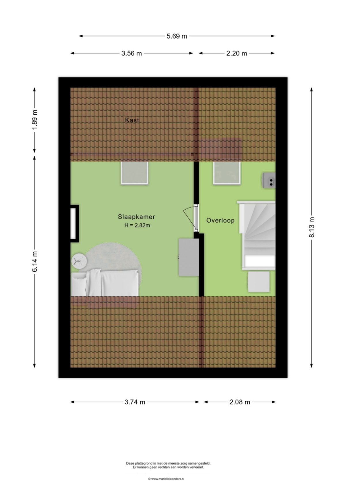 Basstraat 40 plattegrond 3