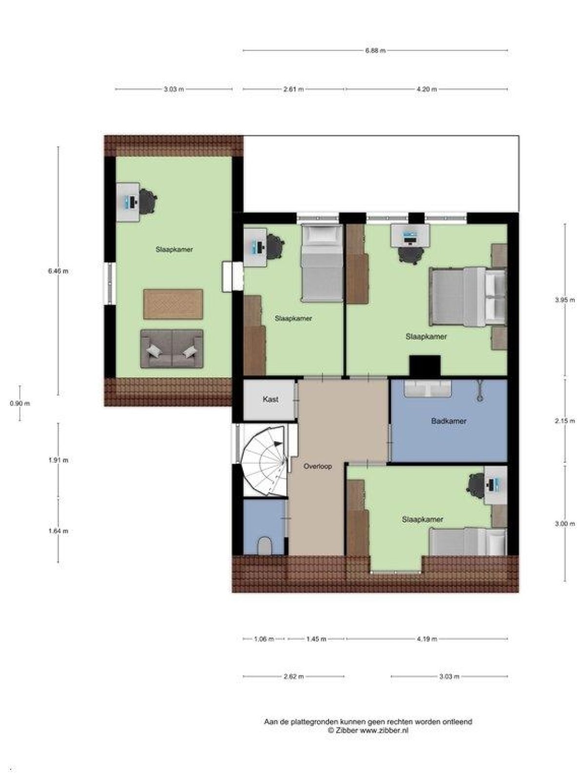 Bogardeind 172 plattegrond 3