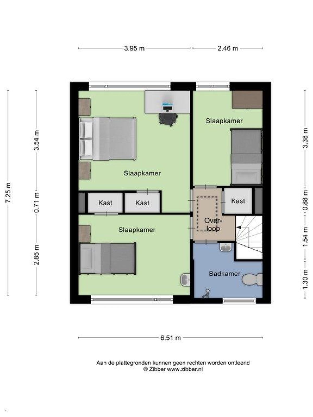 St Janskruid 16 plattegrond 3