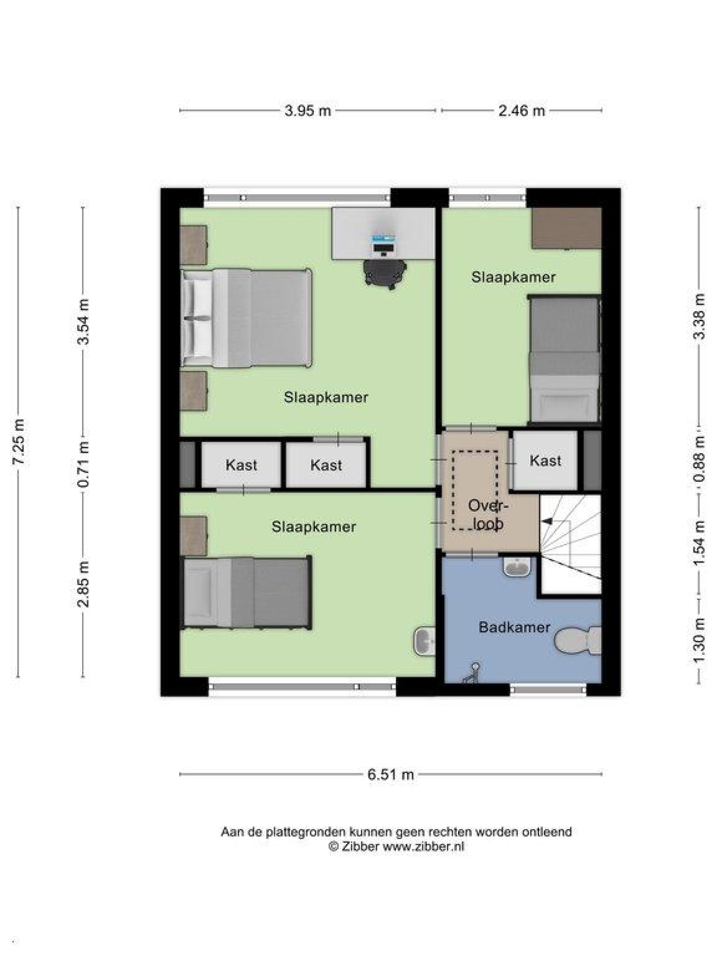St Janskruid 16 plattegrond 3