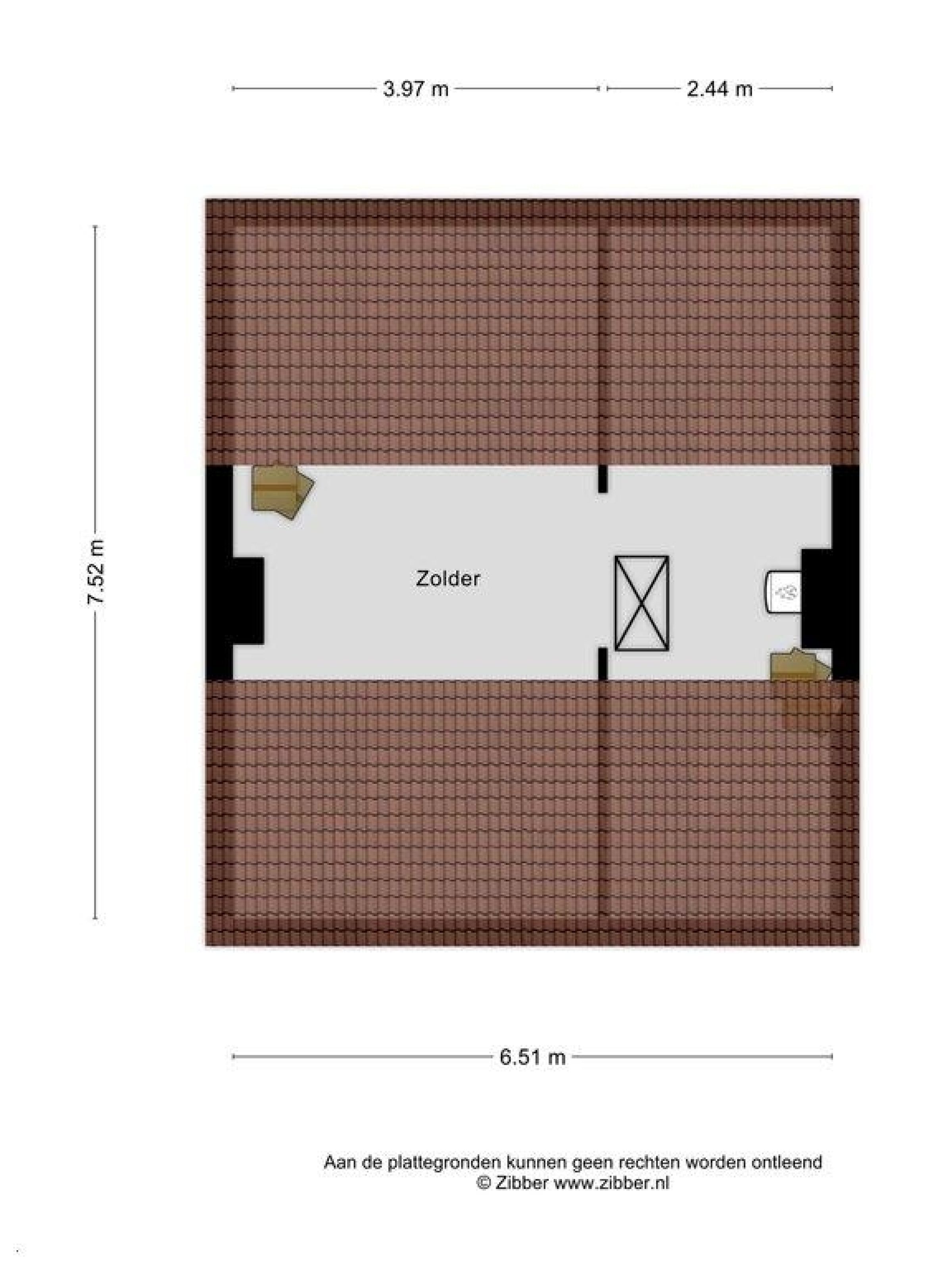 St Janskruid 16 plattegrond 4