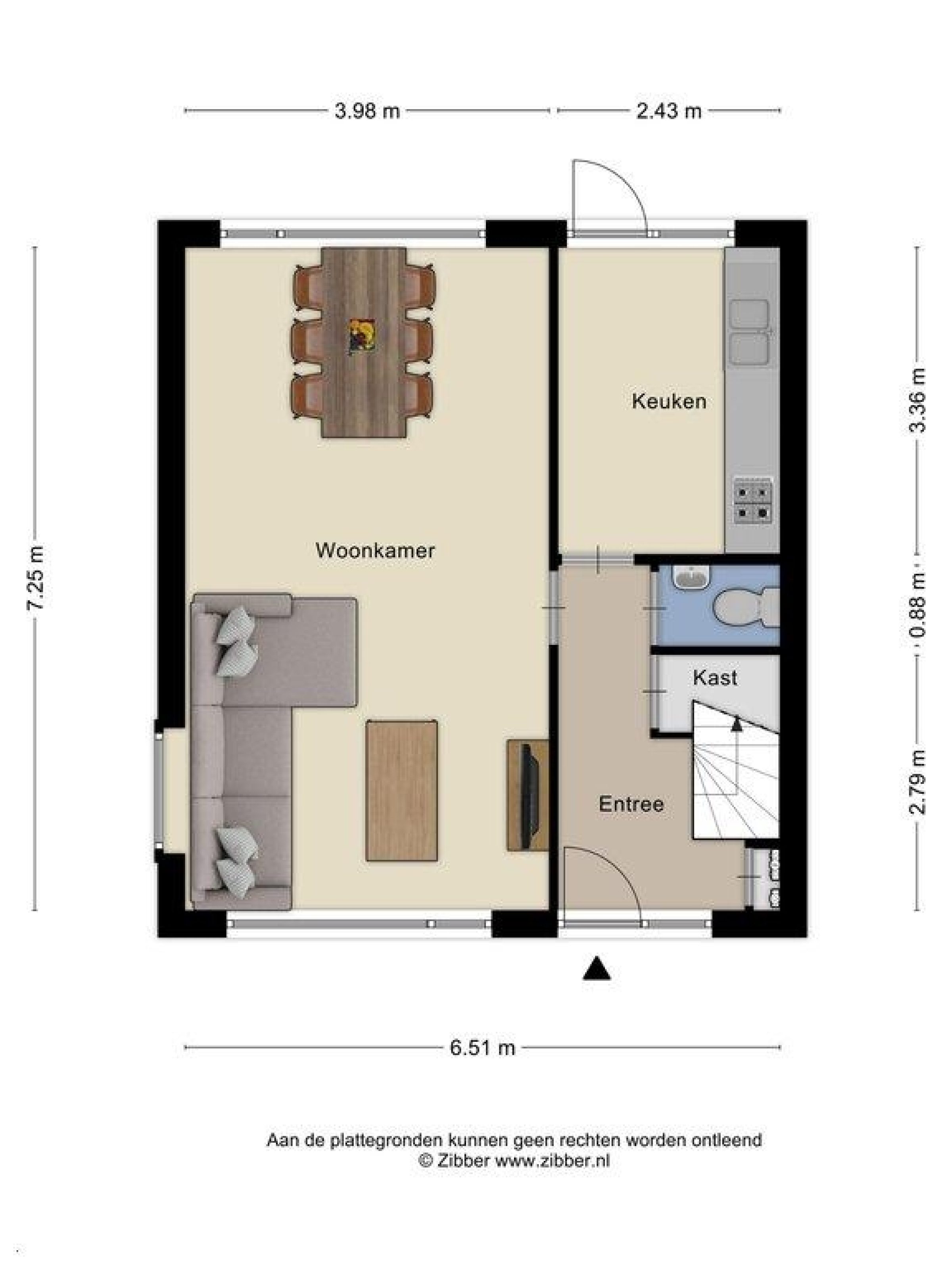 St Janskruid 16 plattegrond