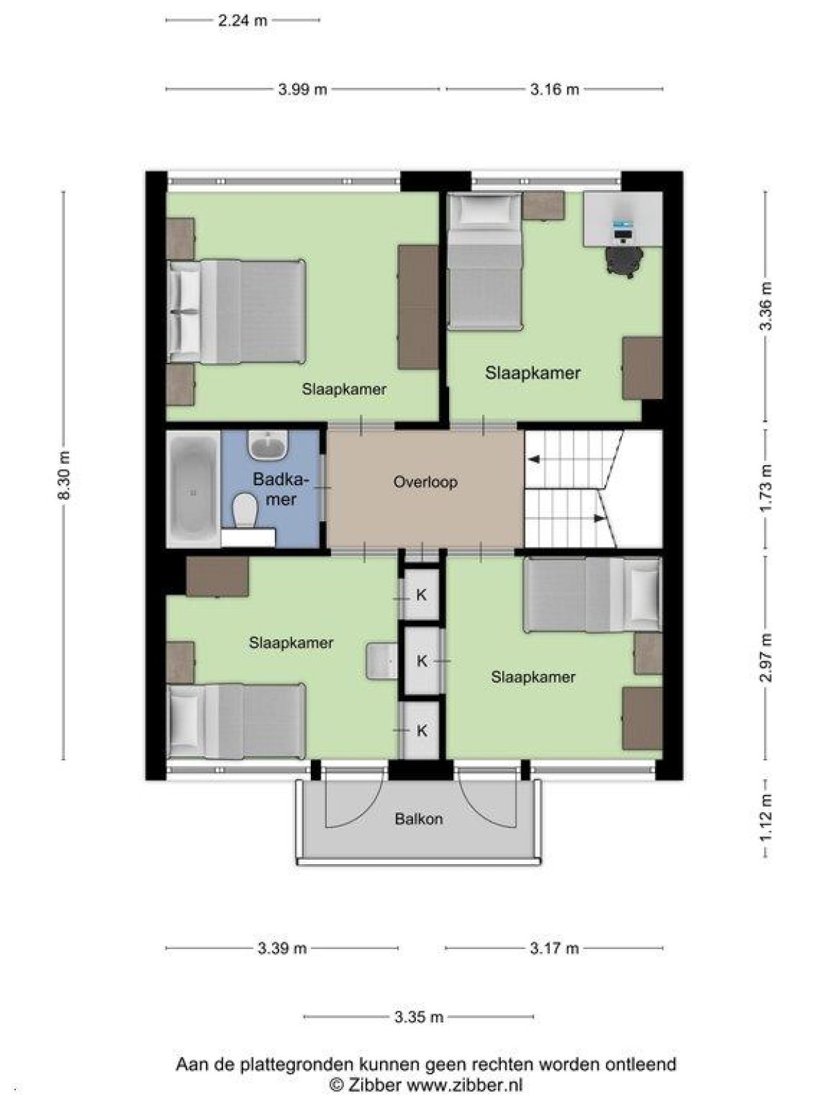 Roosenburgstraat 7 plattegrond 3