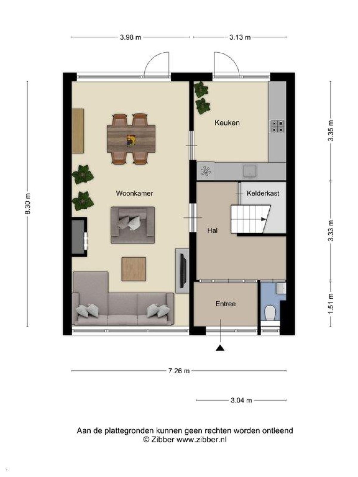 Roosenburgstraat 7 plattegrond
