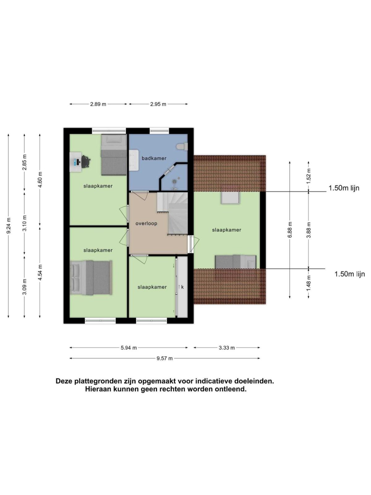 Jaap Hamminglaan 1 B plattegrond 3