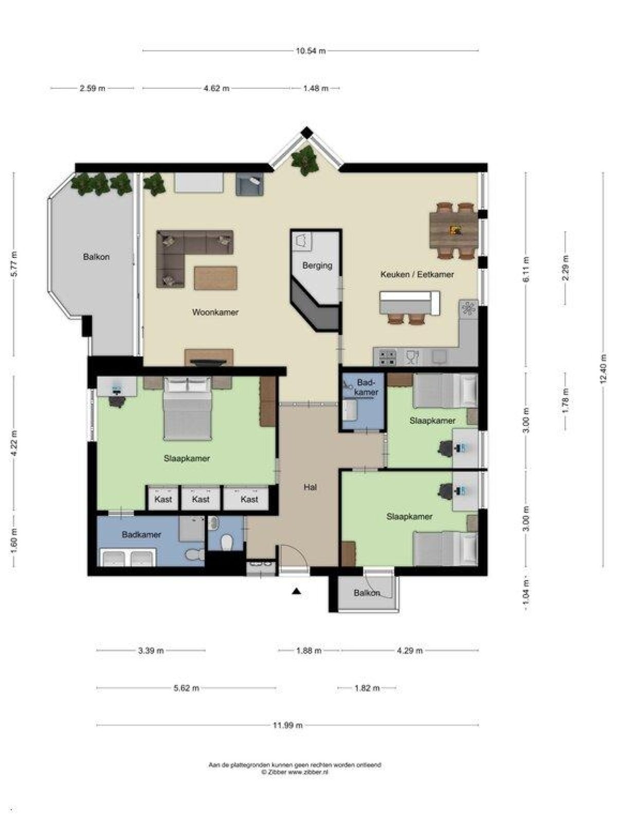 Scottlaan 228 plattegrond