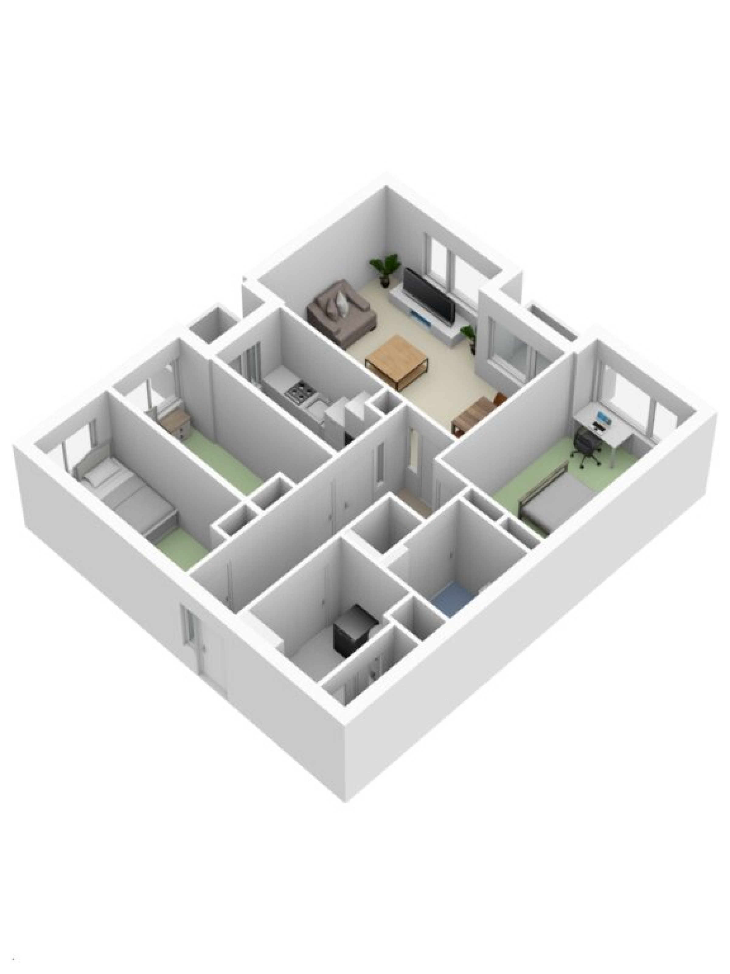 Pisanostraat 188 plattegrond 2