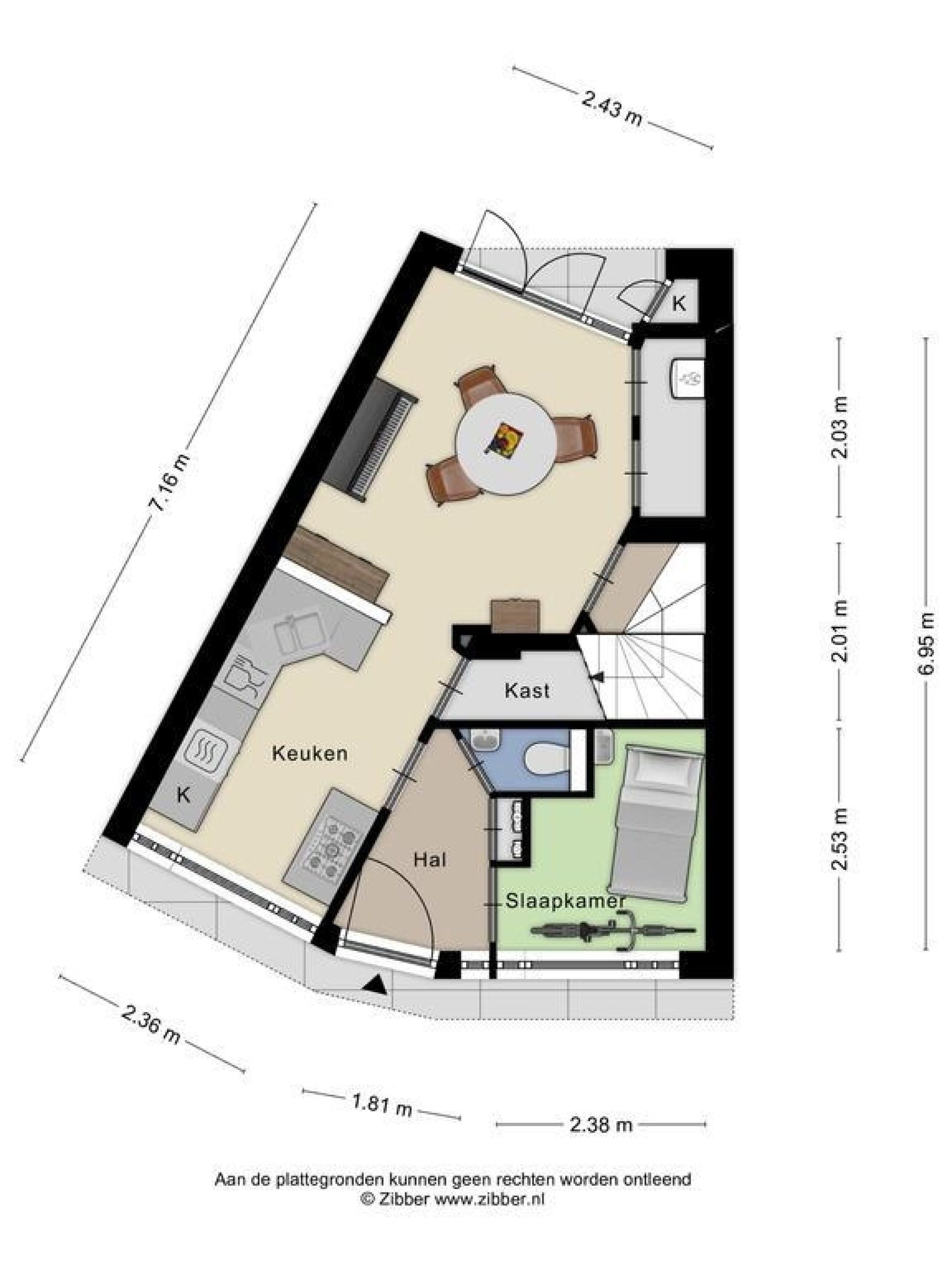 Ranonkelstraat 61 plattegrond
