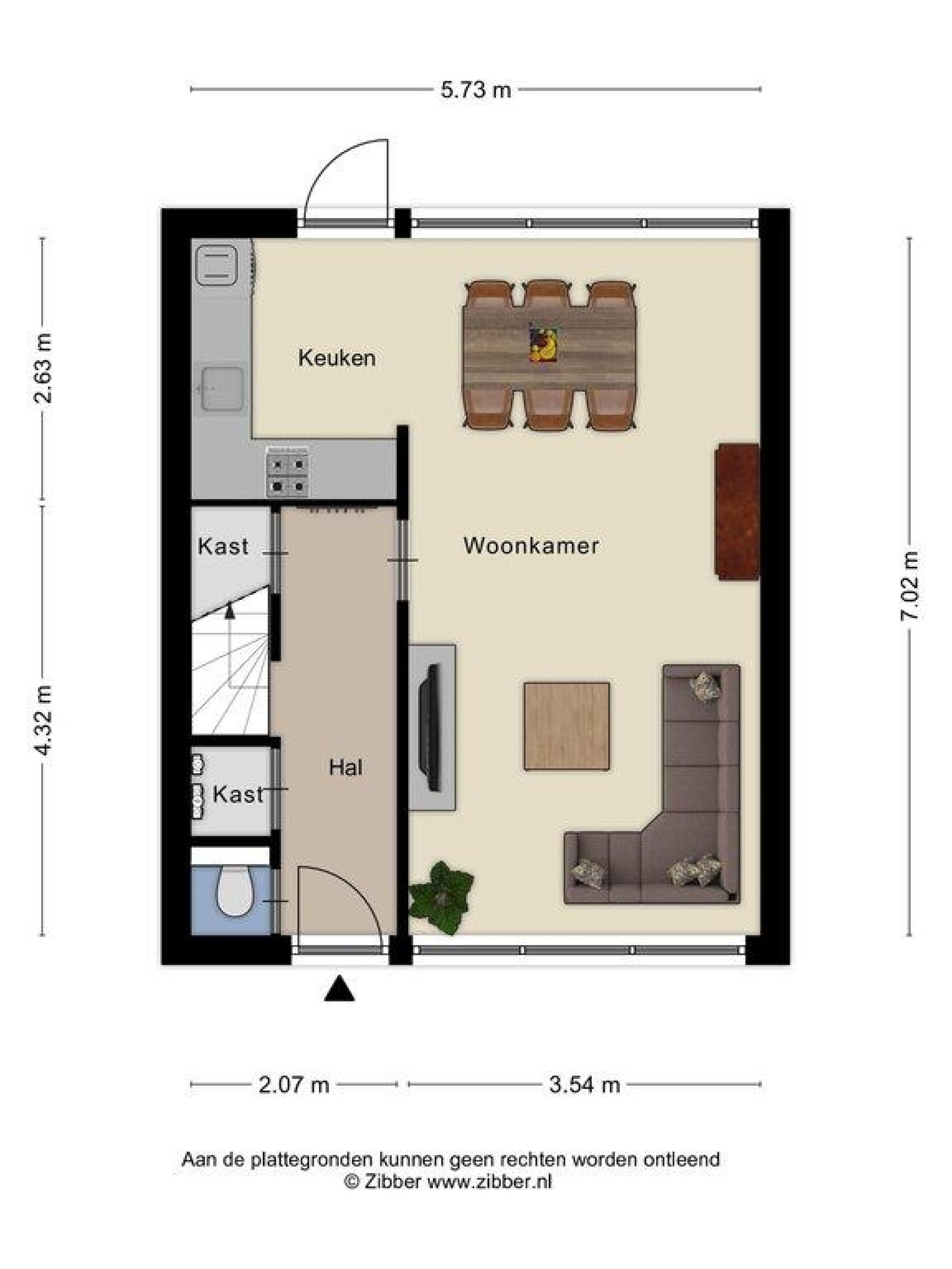 Kometenlaan 7 plattegrond