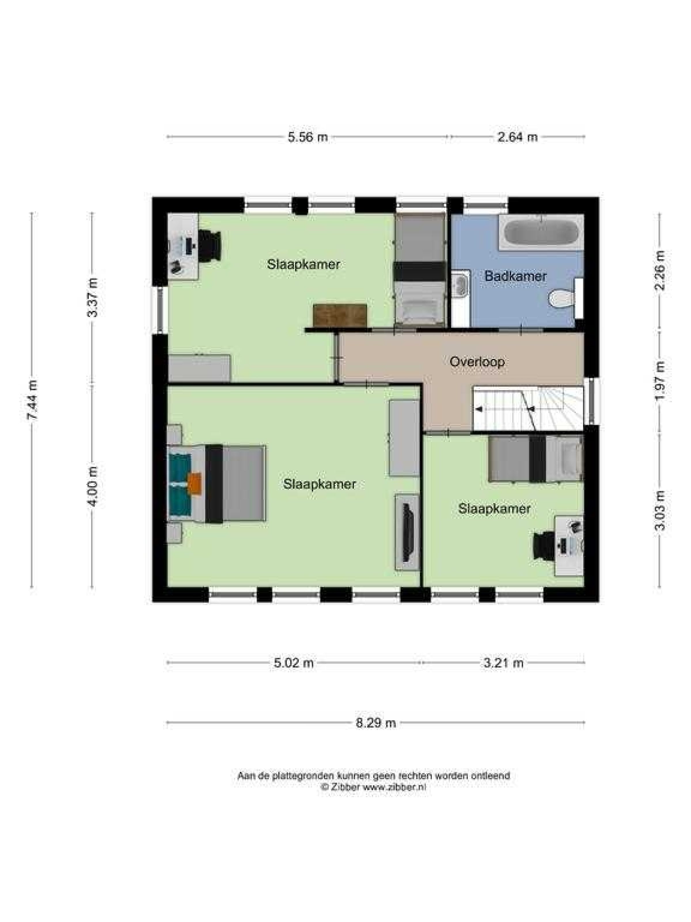 Pegbroekenlaan 18 plattegrond 2