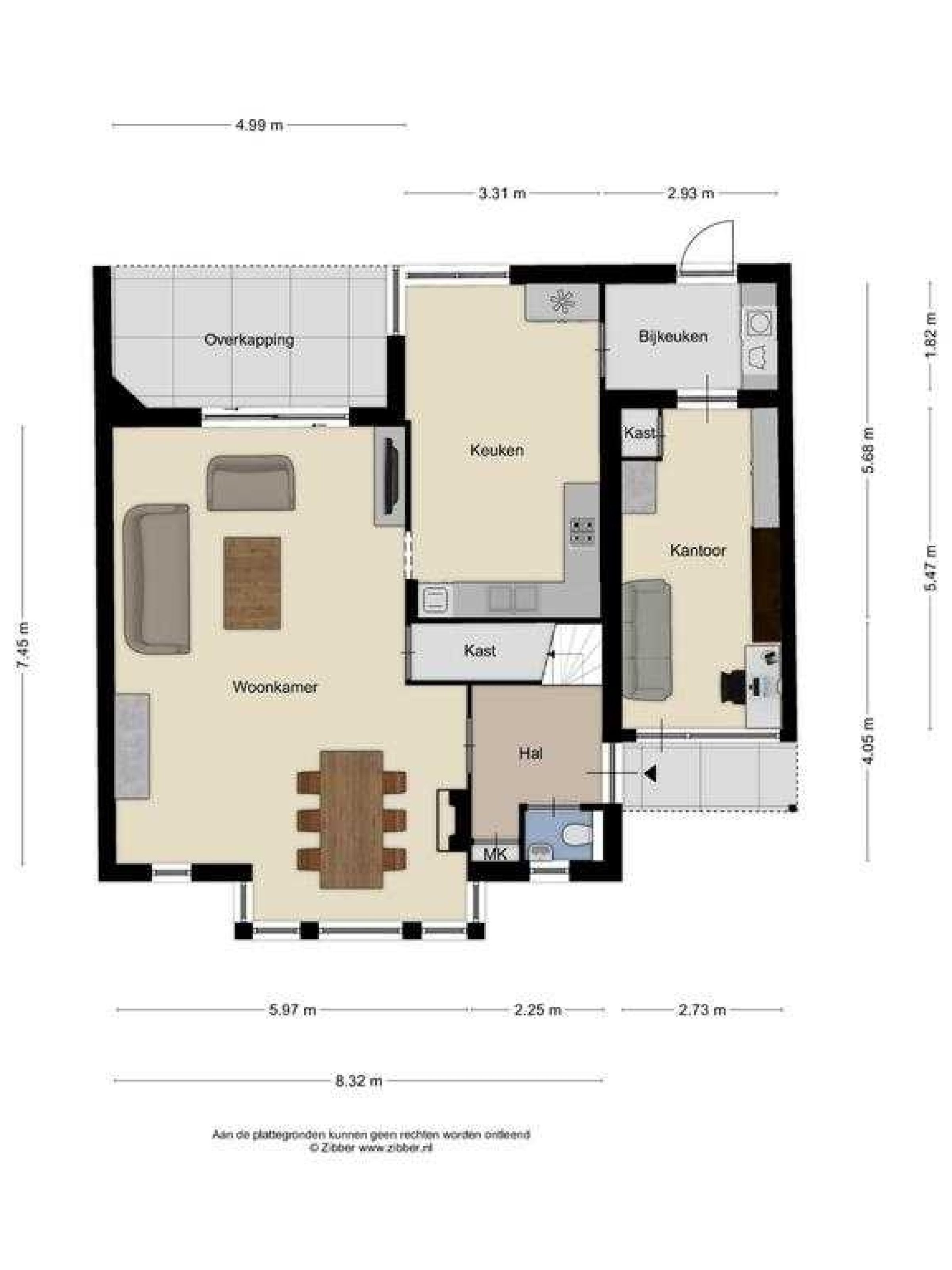 Pegbroekenlaan 18 plattegrond