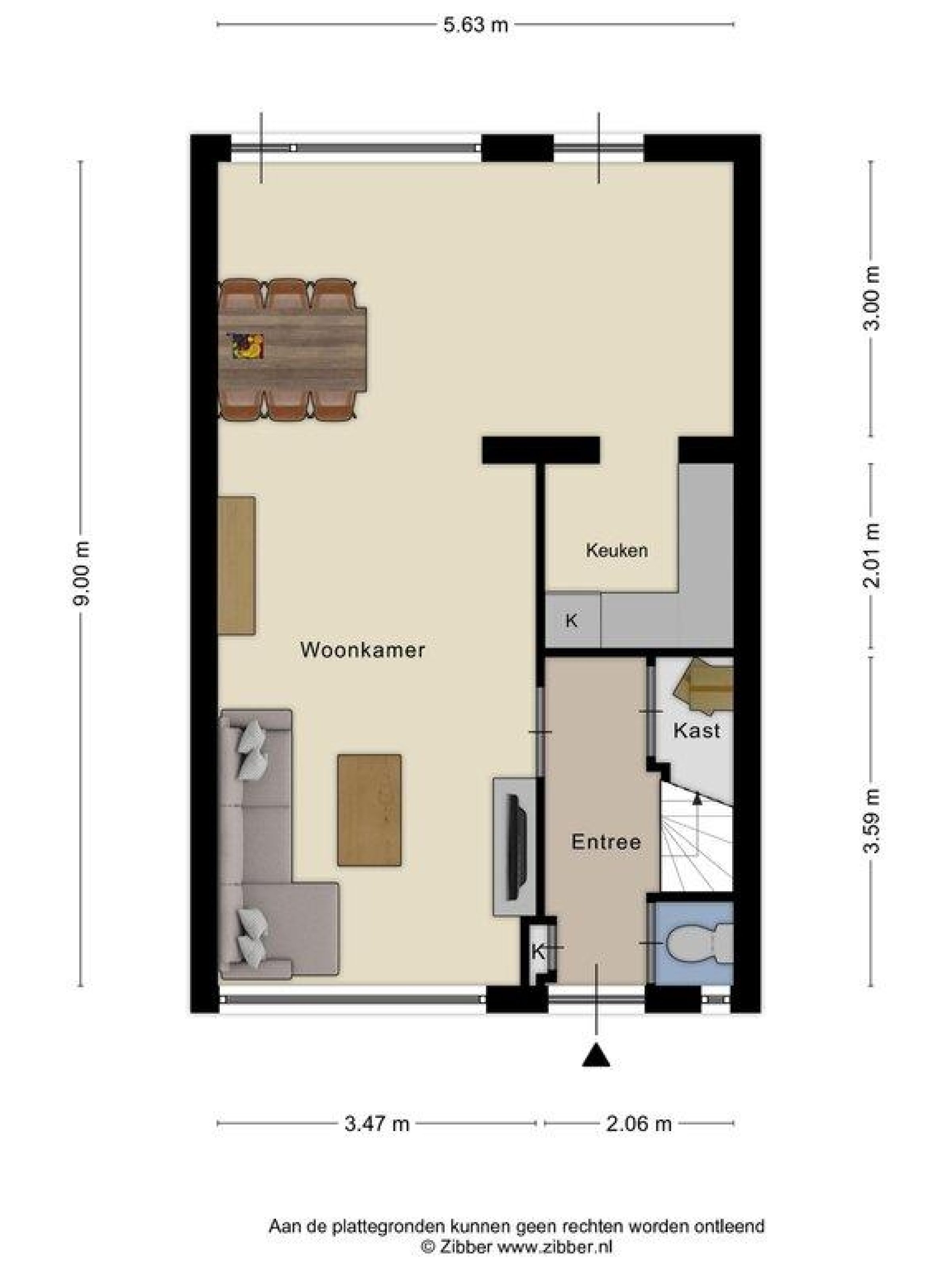 Schutterlaan 49 plattegrond
