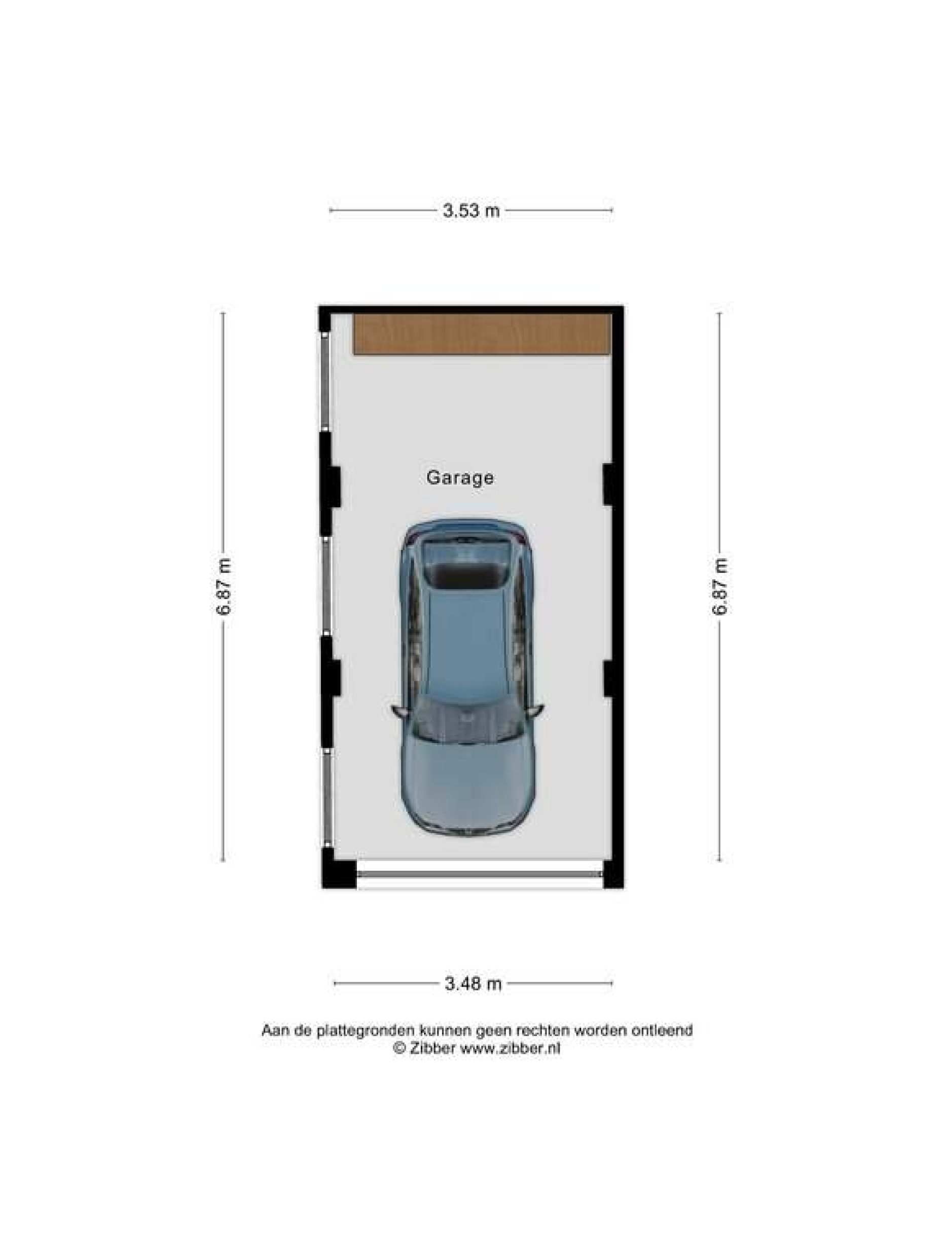 Gasthuisstraat 827 plattegrond 3