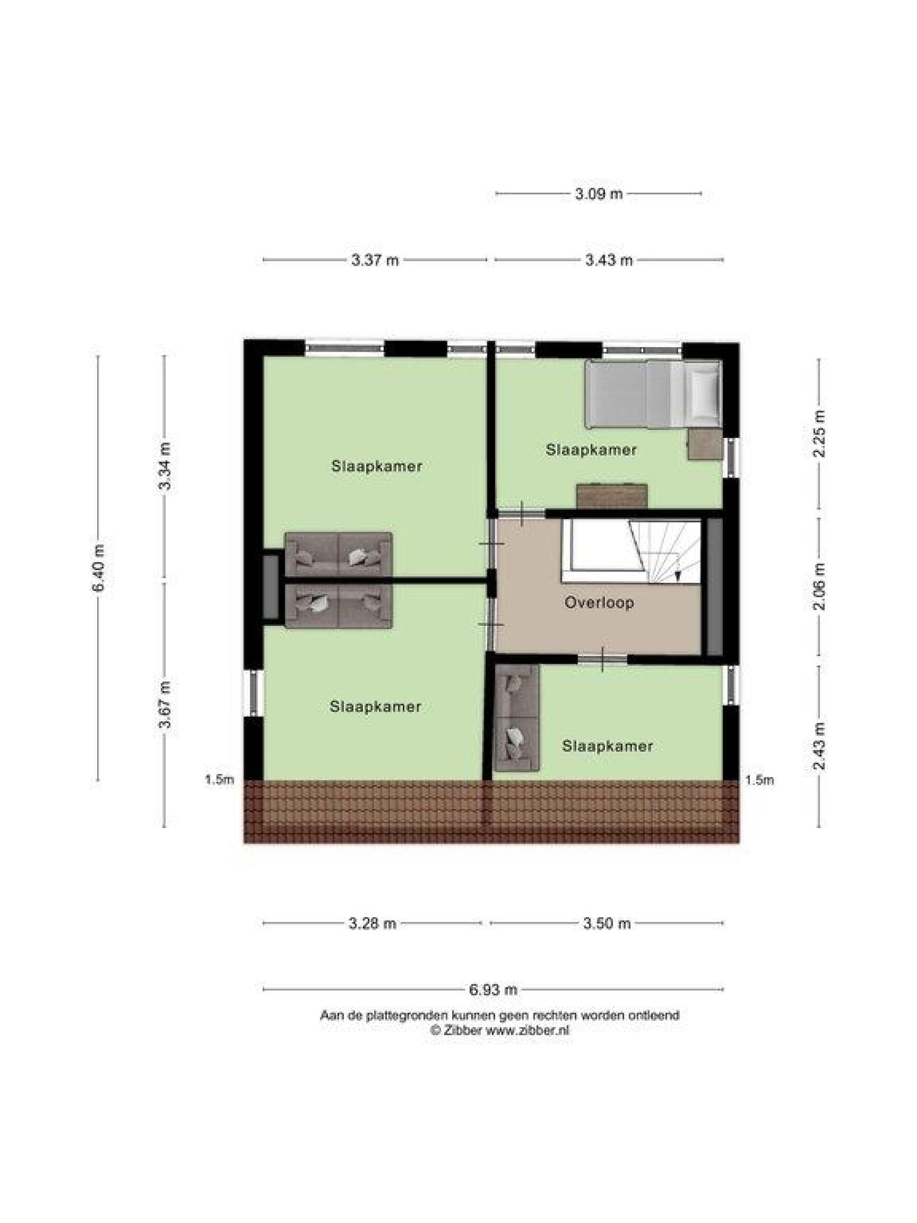 Gasthuisstraat 827 plattegrond 4