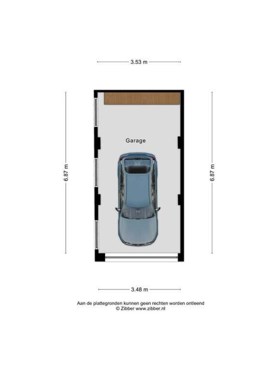 Gasthuisstraat 827 plattegrond 3