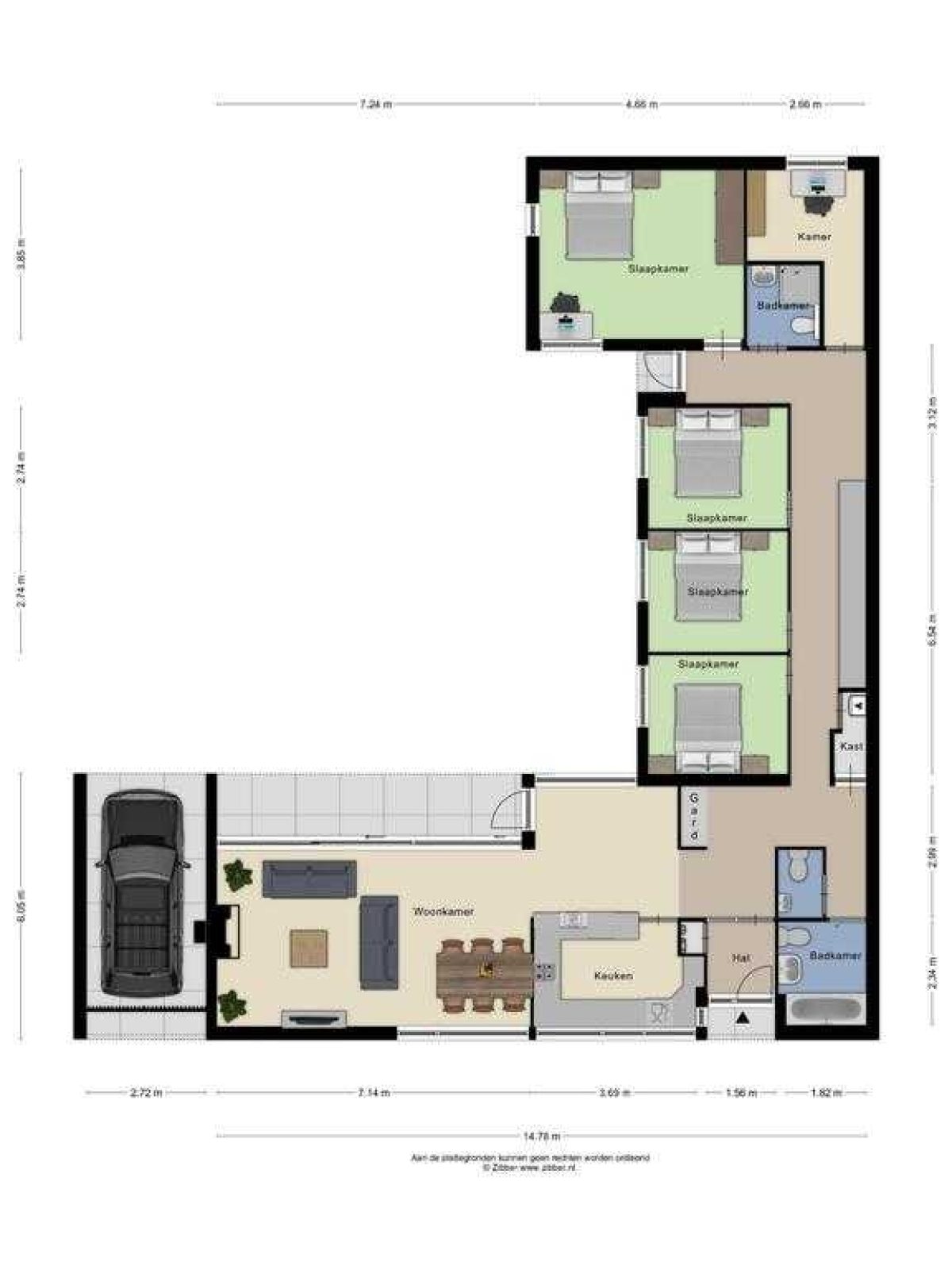 Asselbornweg 5 plattegrond