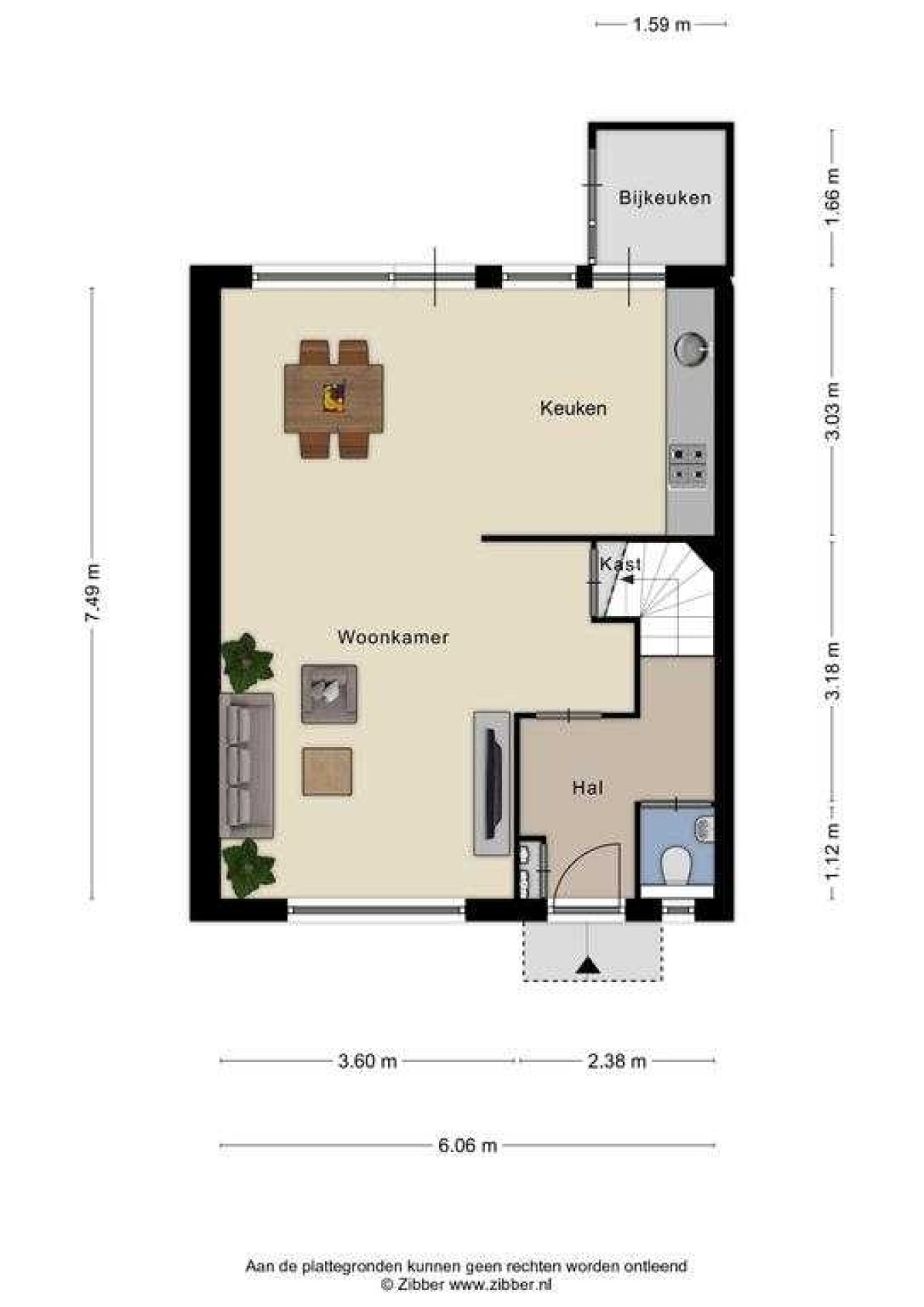 Baarle Hertoglaan 49 plattegrond 4