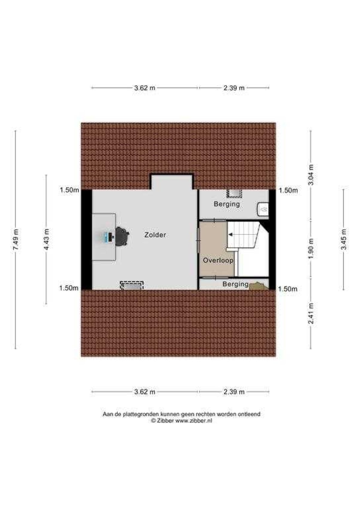Baarle Hertoglaan 49 plattegrond 6