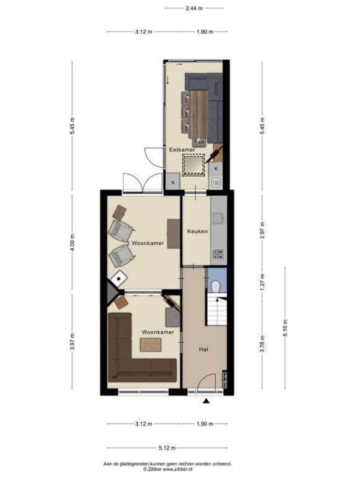 Barrierweg 216 plattegrond