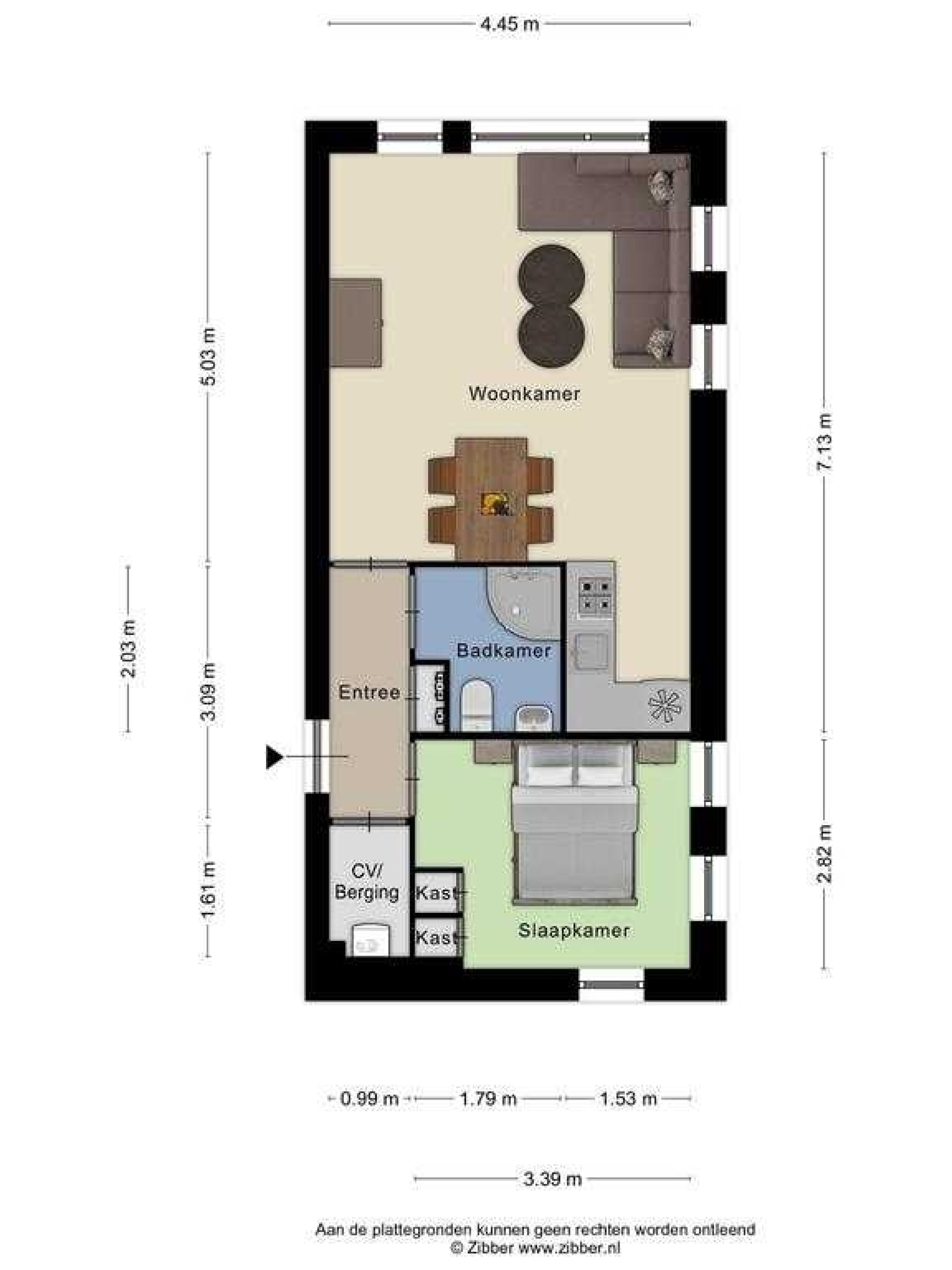 Rijnstraat 212 plattegrond