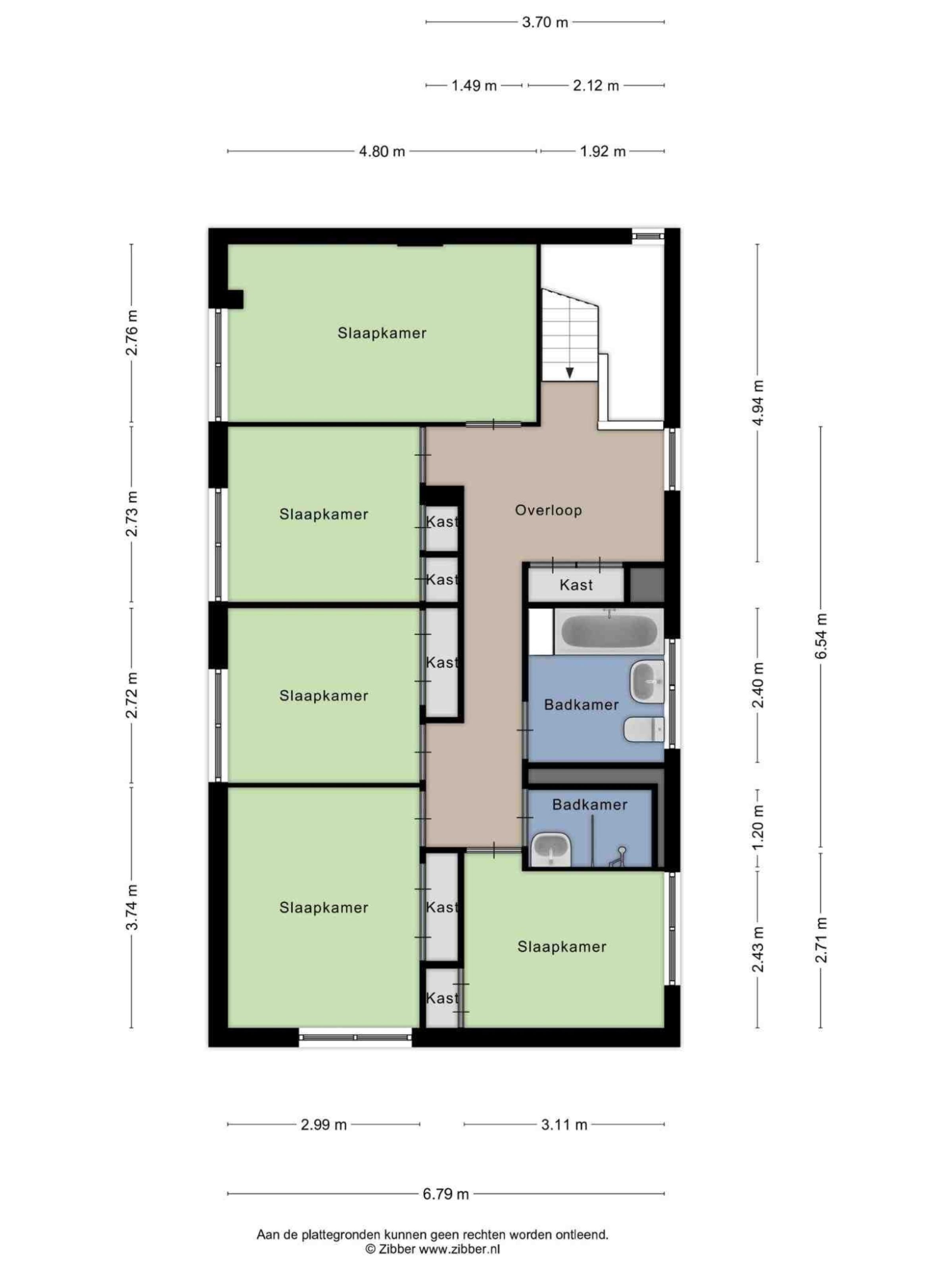 Mondorfweg 4 plattegrond 3