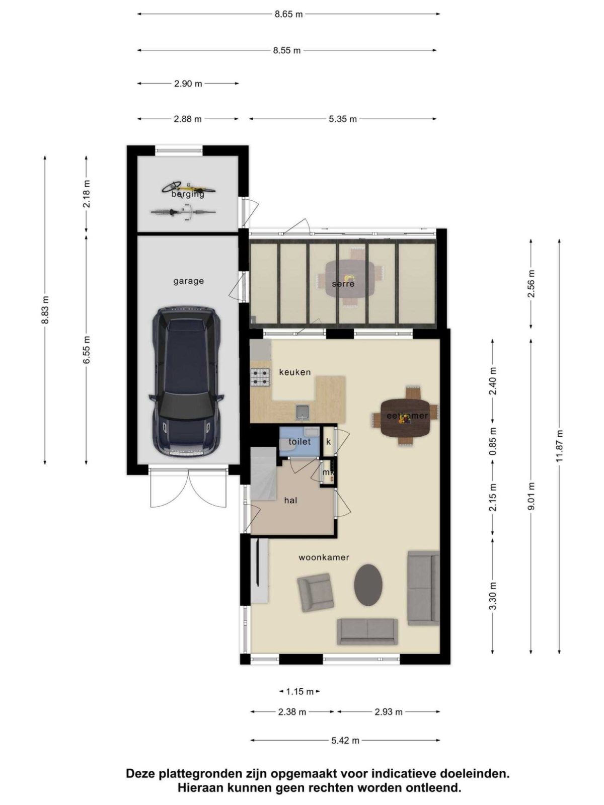 Kaarderstraat 3 plattegrond