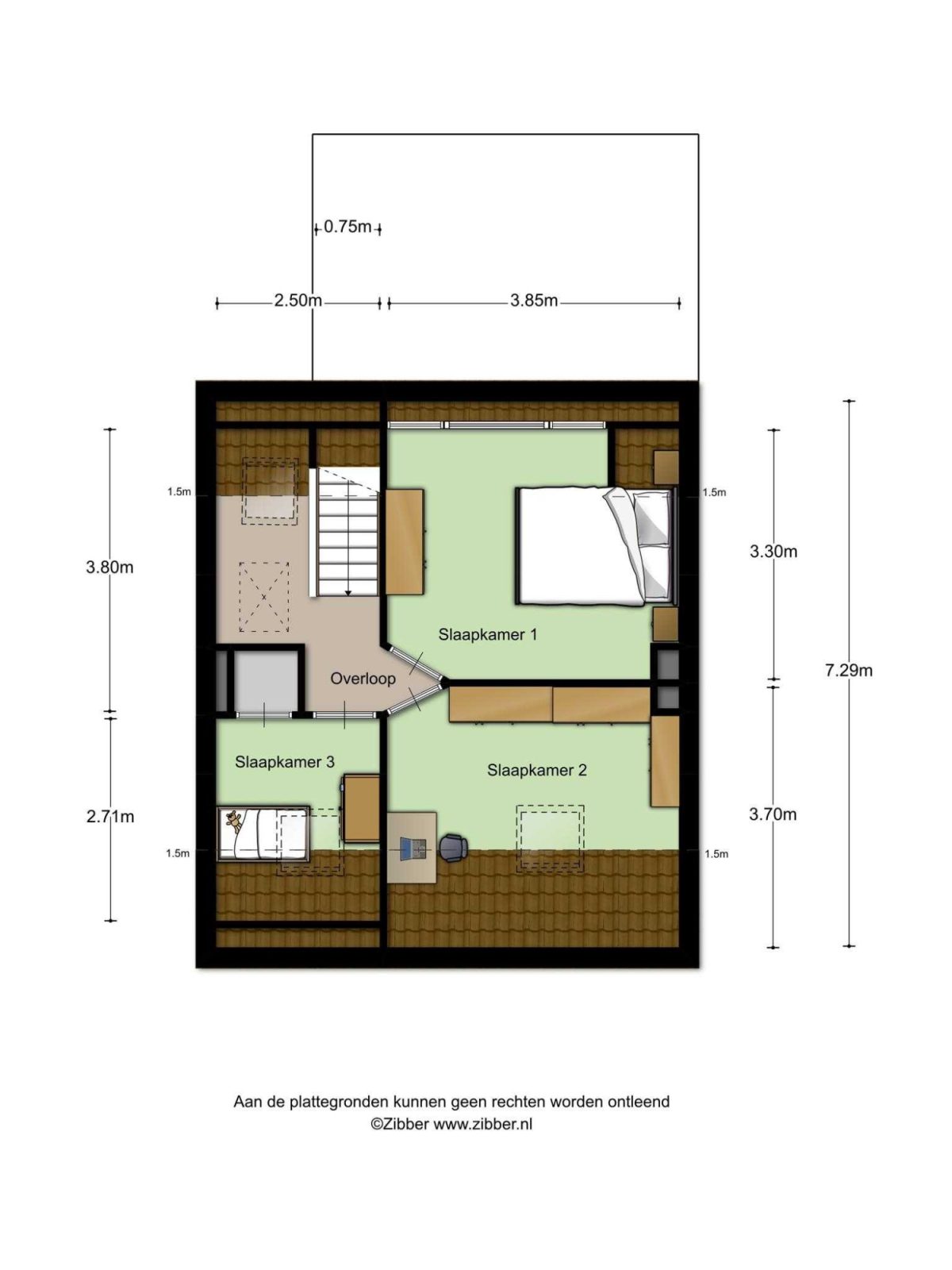 Hoogstraat 283 plattegrond 3