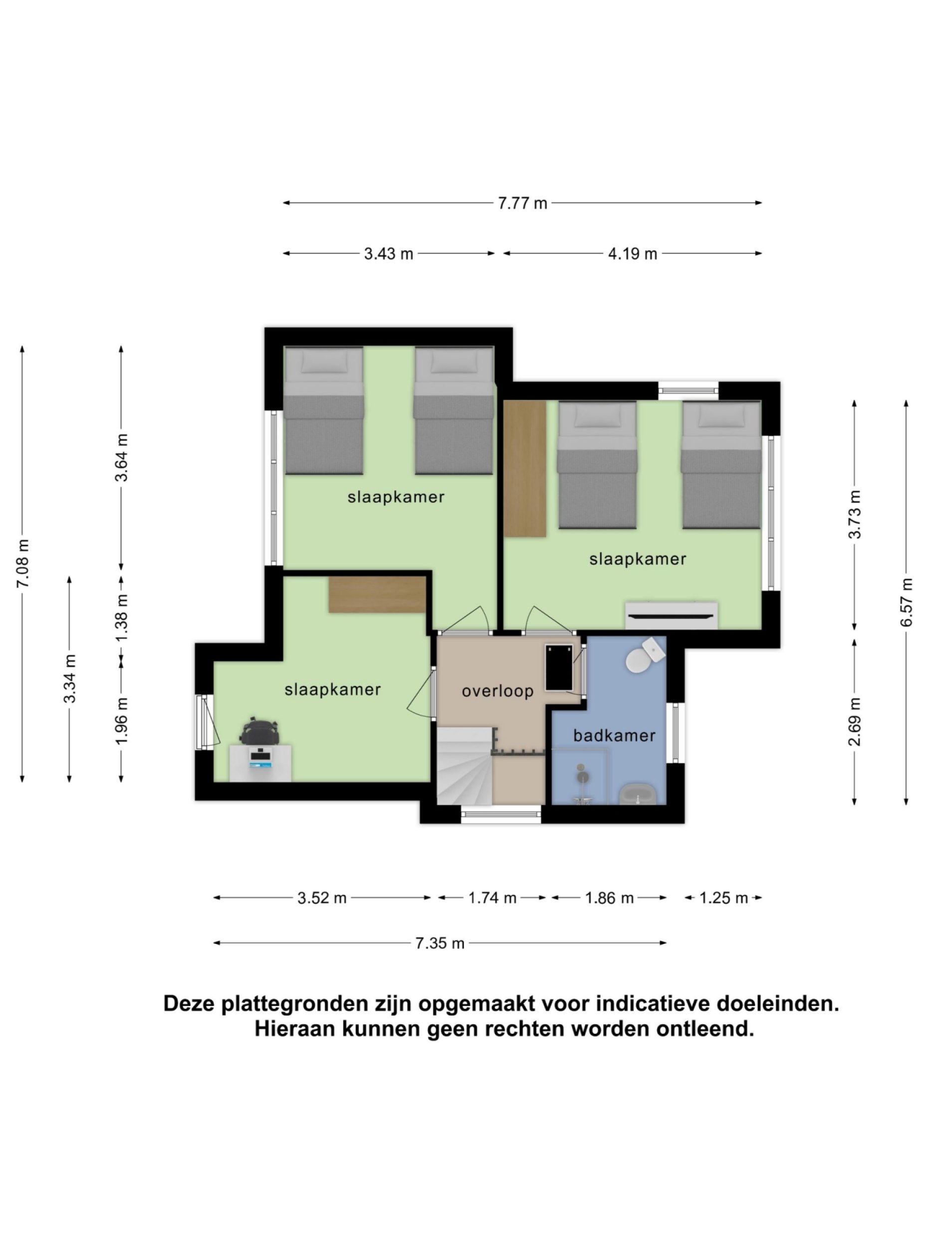 Rooseindsestraat 25 plattegrond 2
