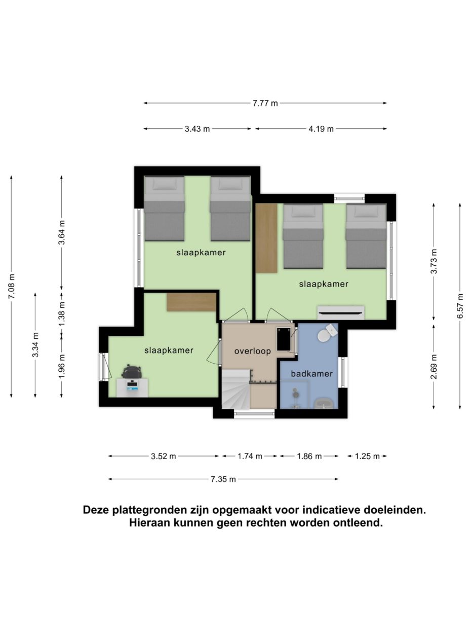 Rooseindsestraat 25 plattegrond 2