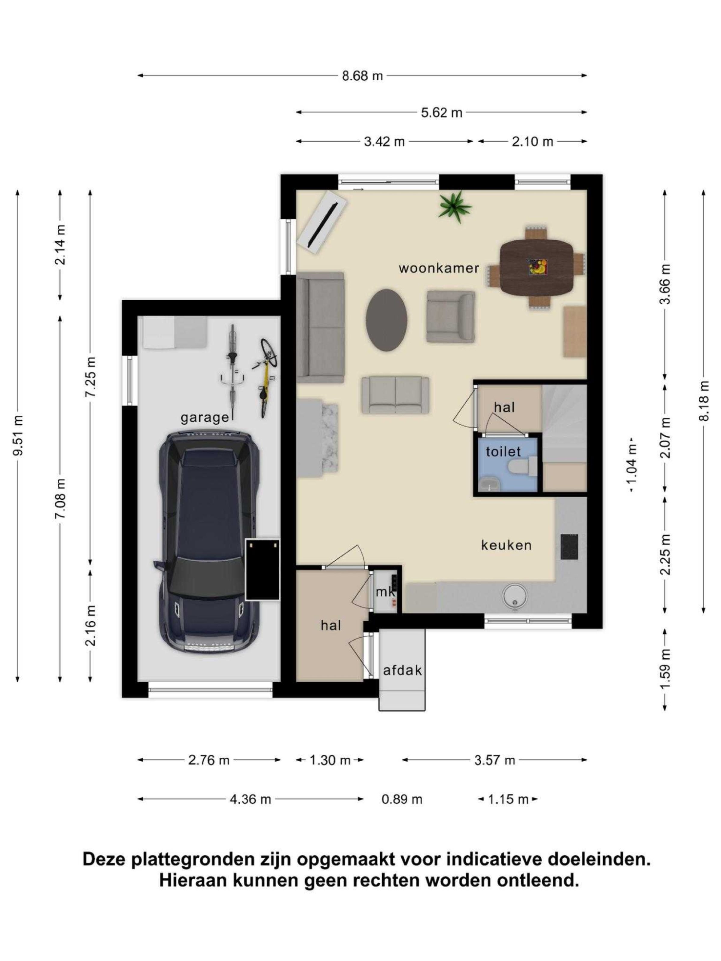 Orleanshof 50 plattegrond