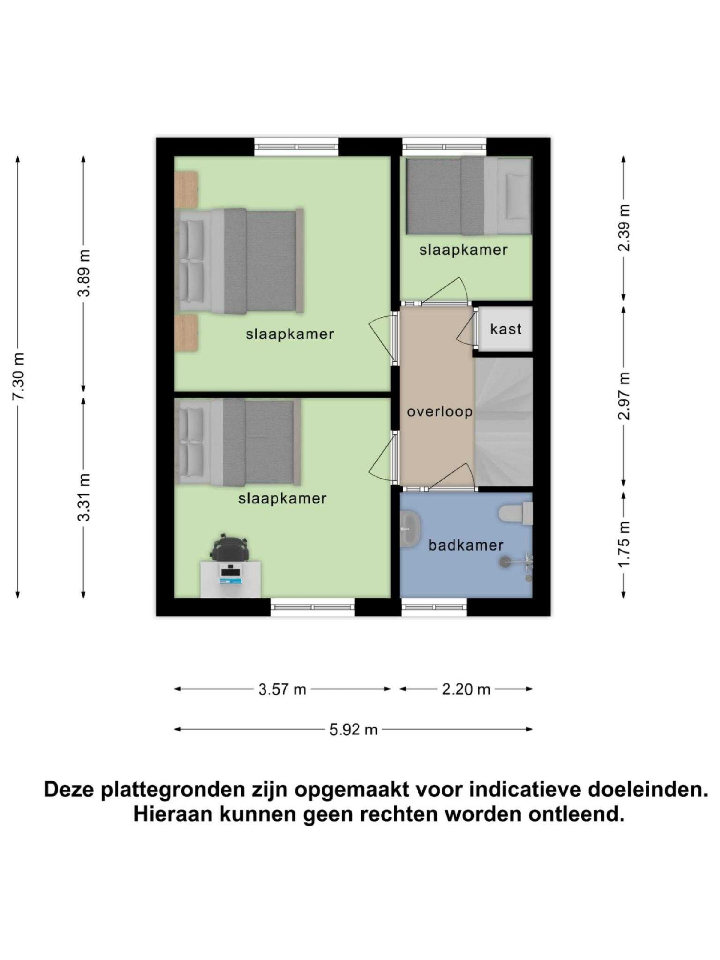 Wenduinepad 12 plattegrond 2
