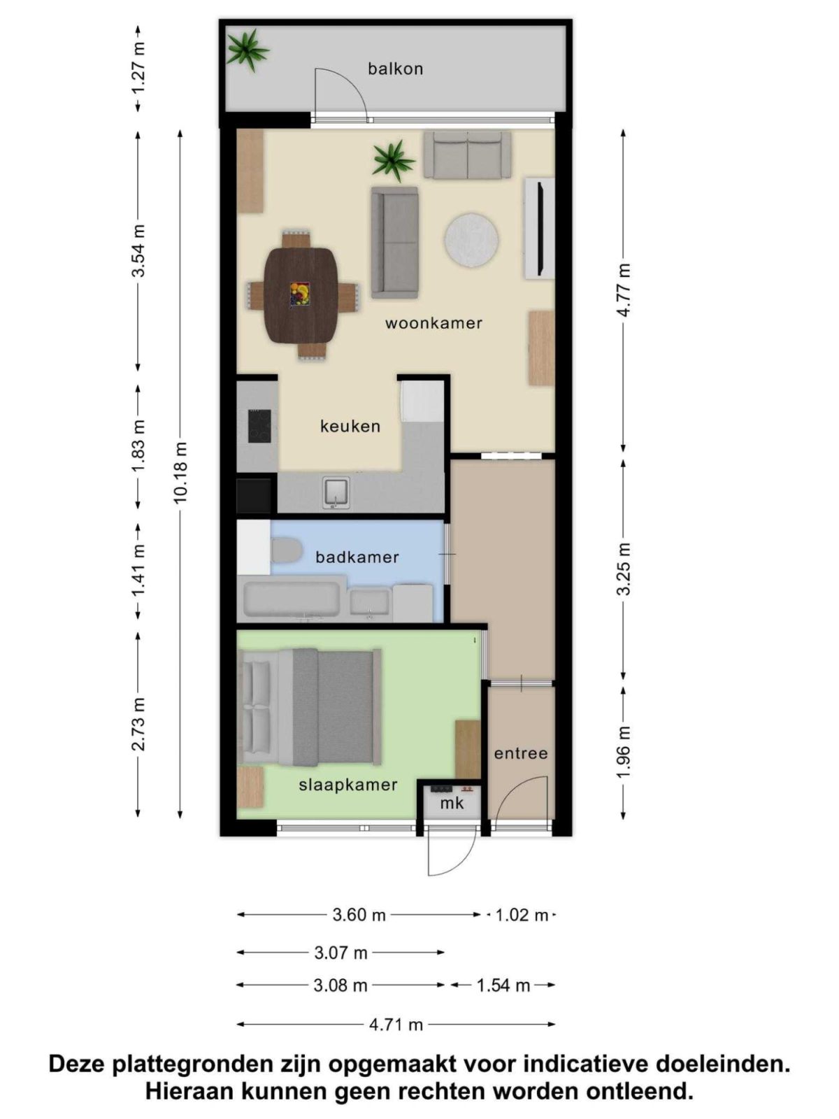 De Koppele 609 plattegrond
