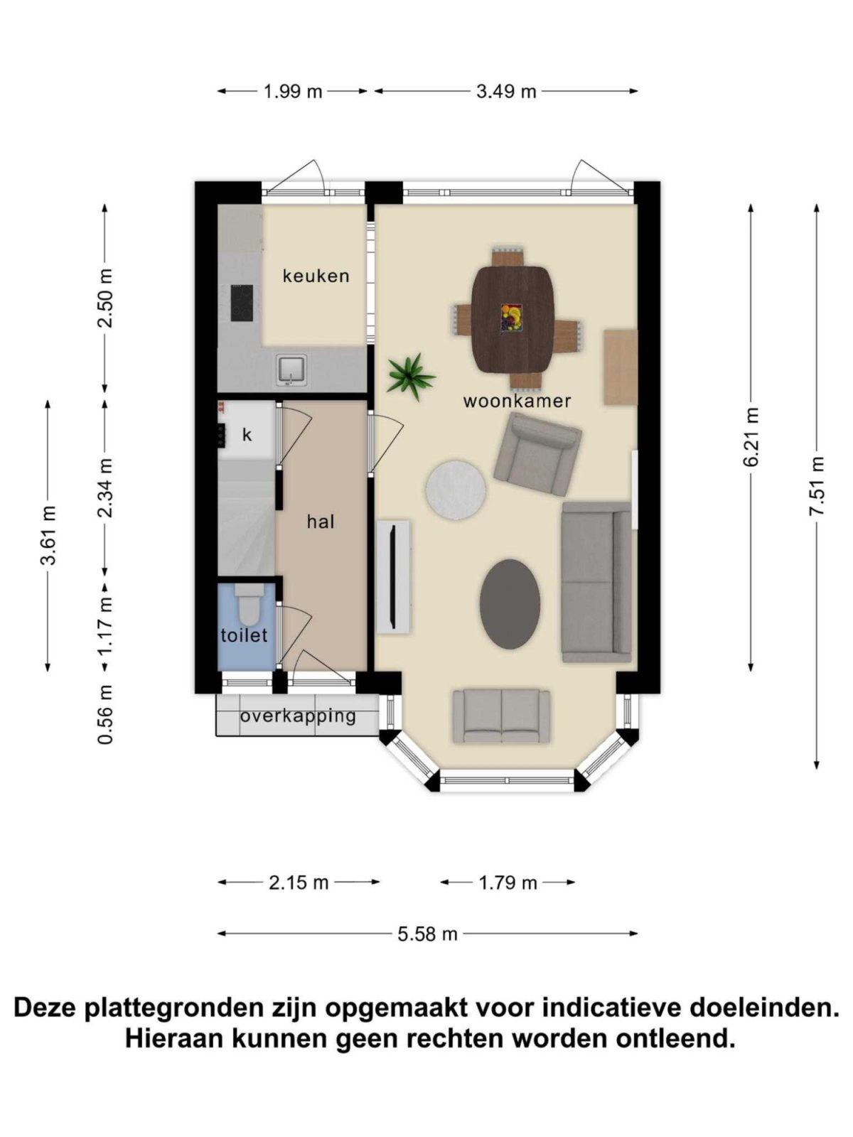 Ceciliastraat 35 plattegrond