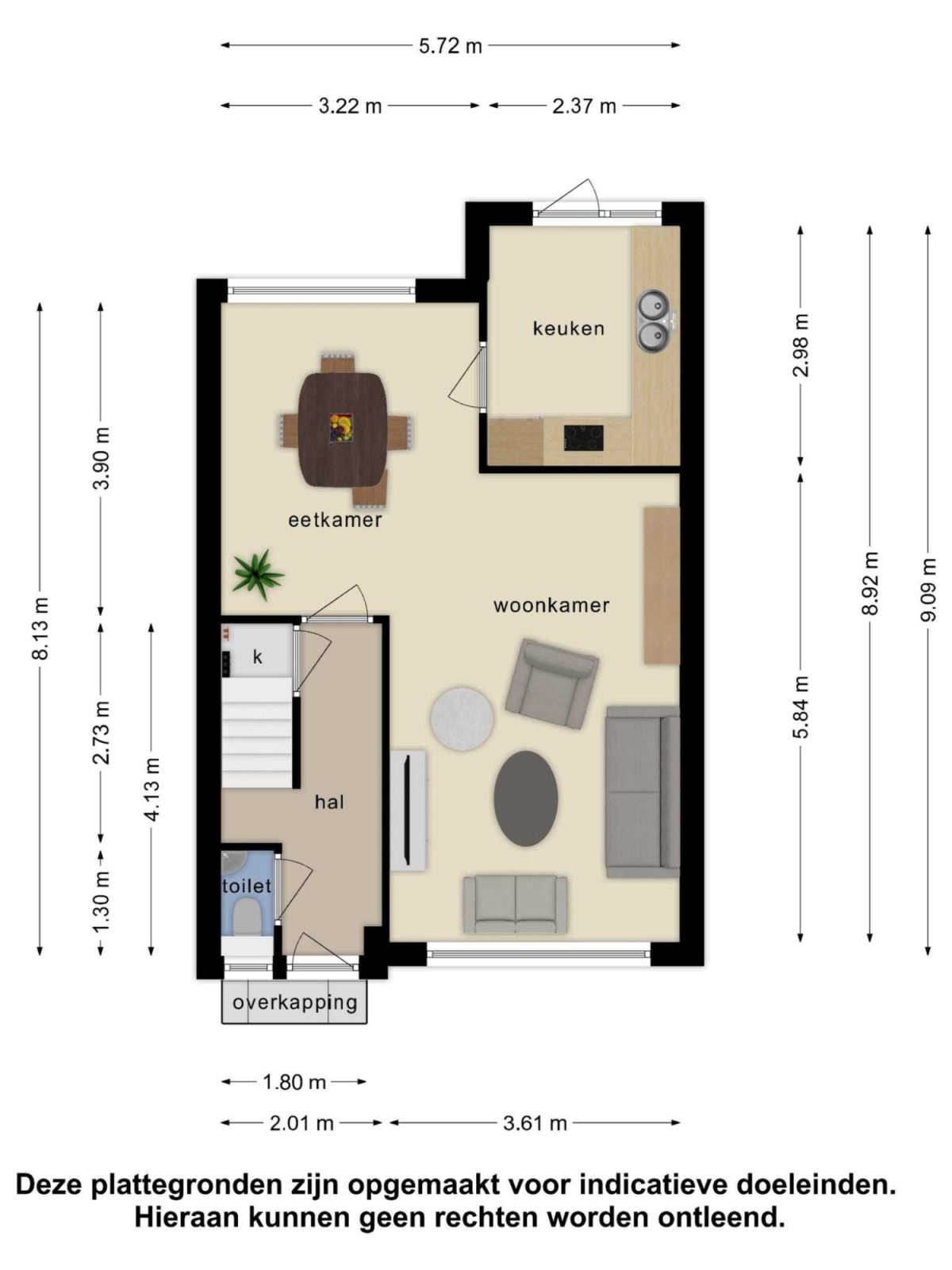Liesbergstraat 1 plattegrond