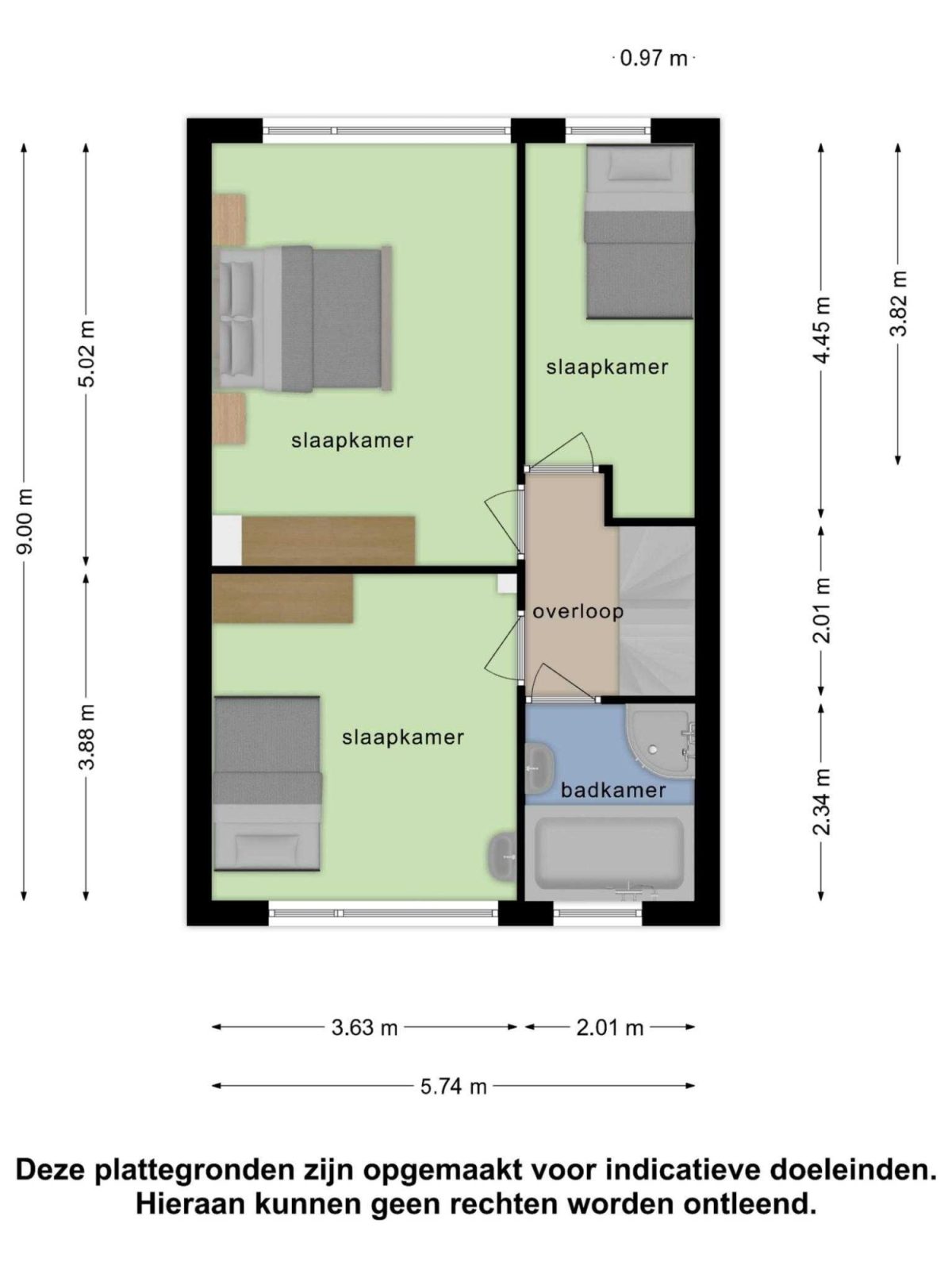 Heikampen 54 plattegrond 3