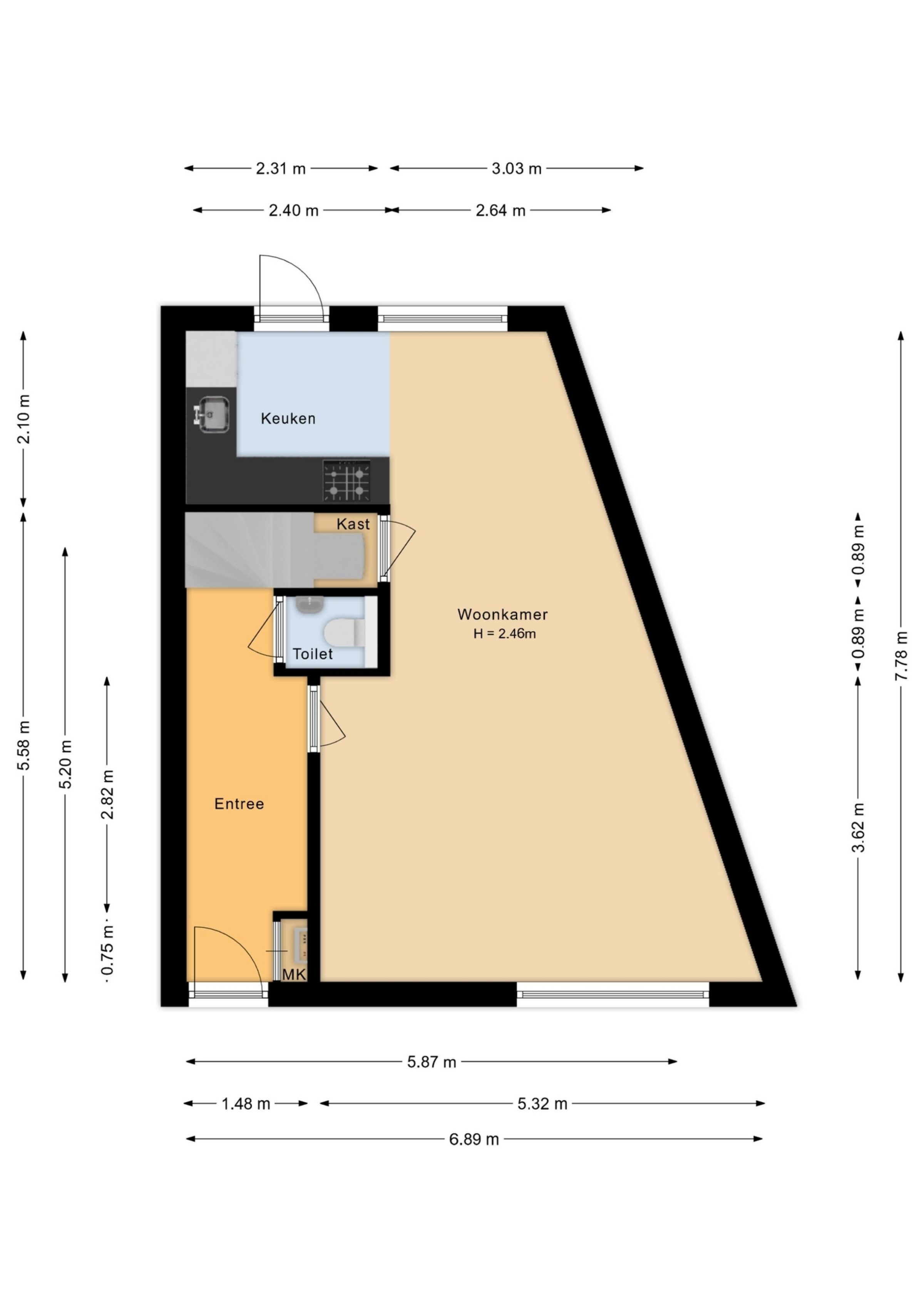 Roald Dahllaan 49 plattegrond