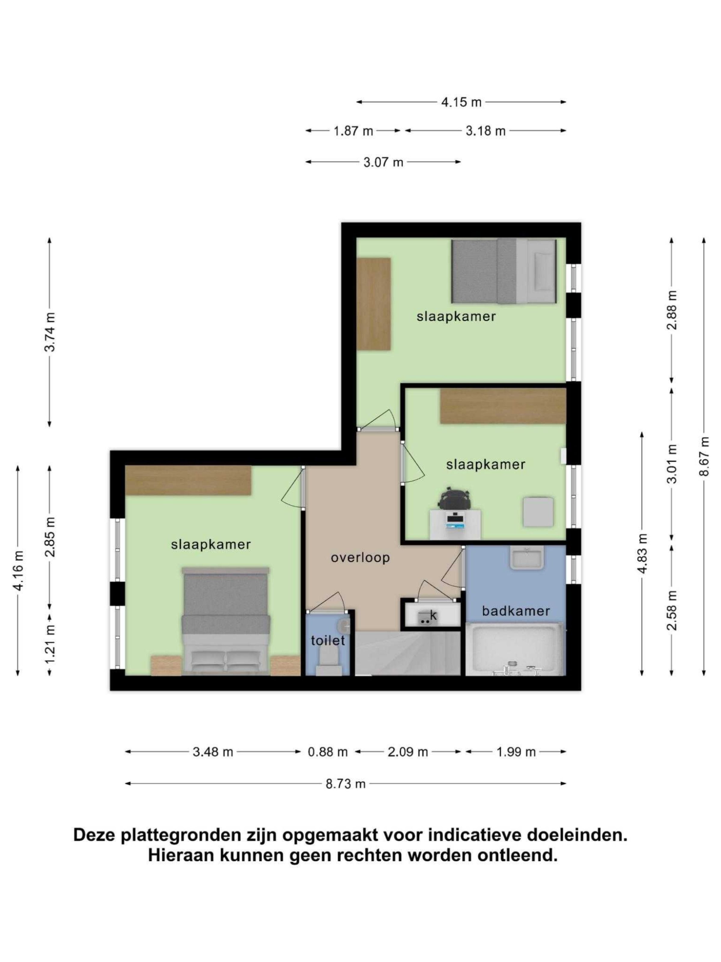 Fransebaan 33 plattegrond 3