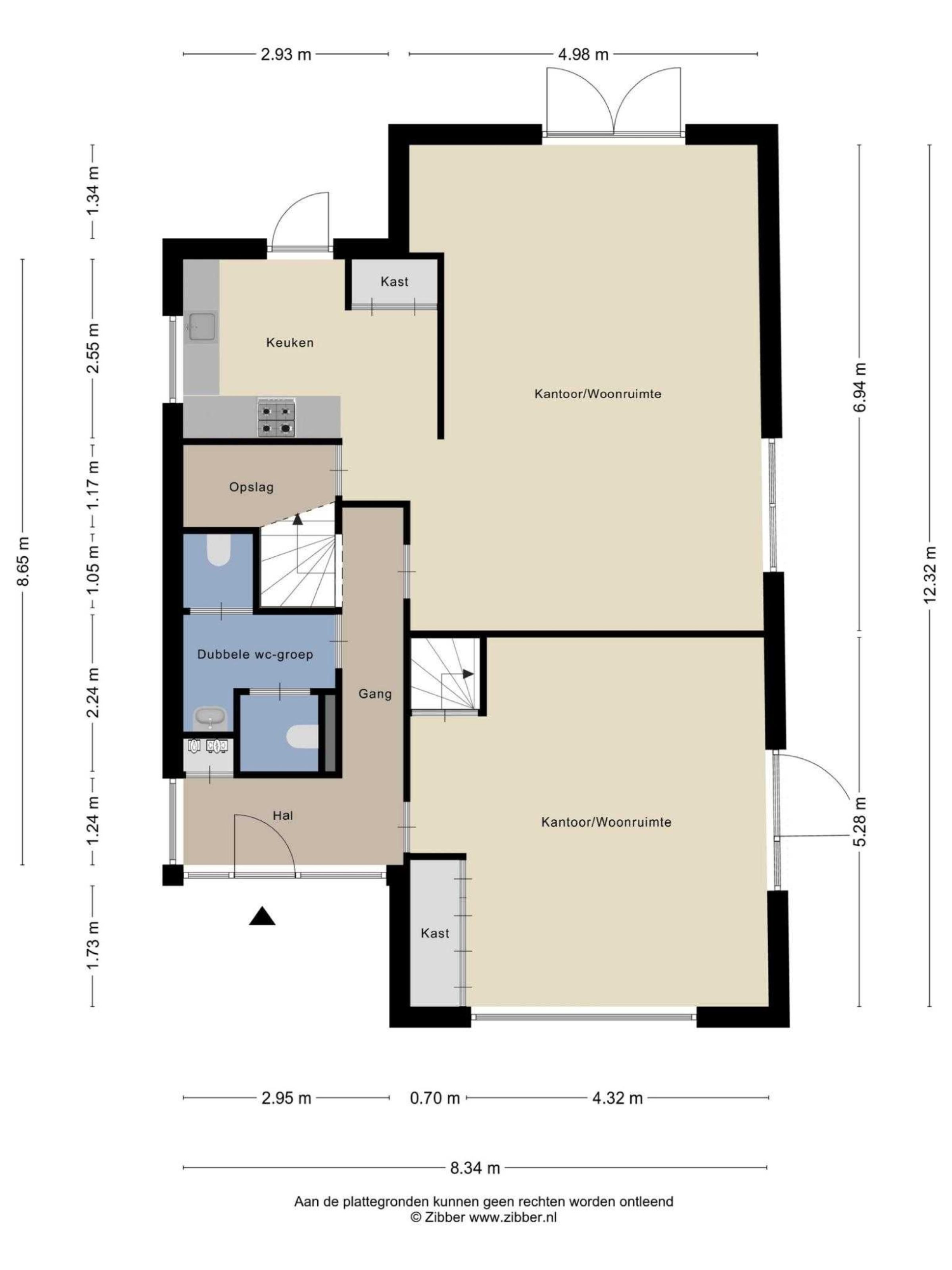 Spegelt 92 plattegrond