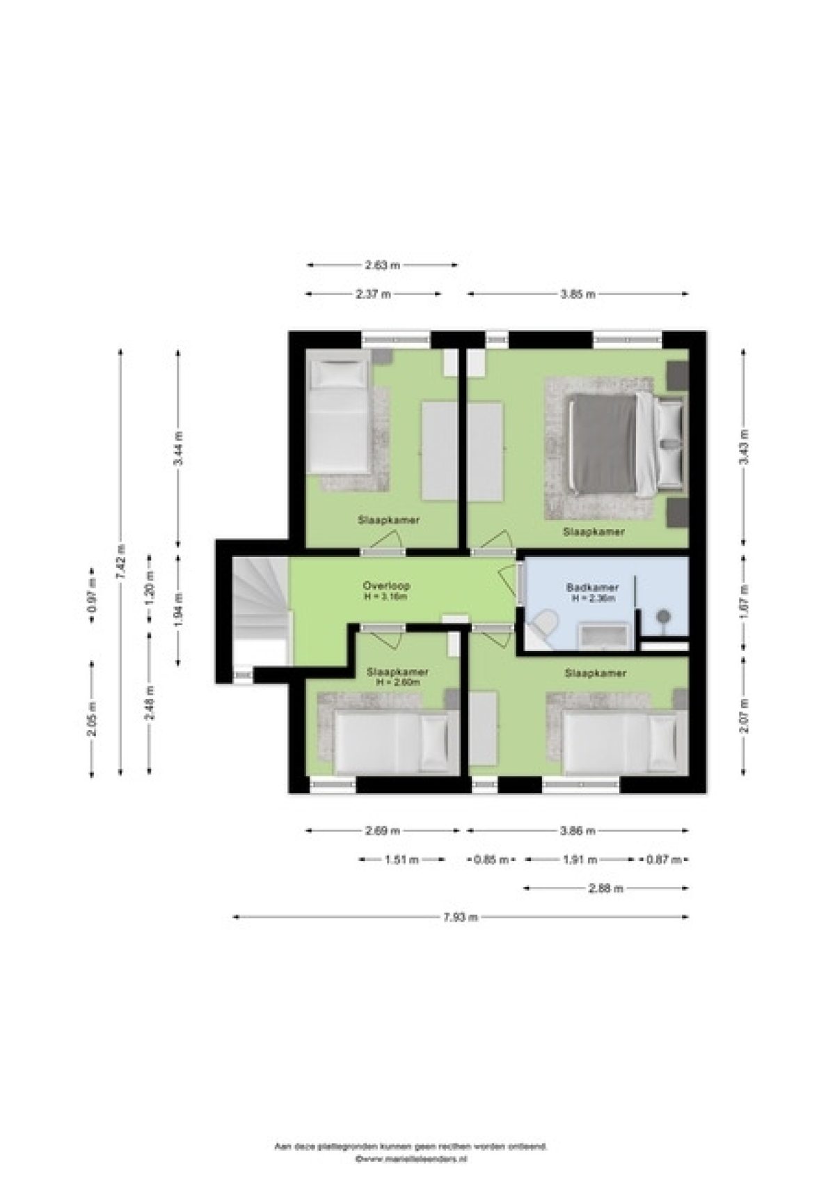 Tweevoren 43 plattegrond 2