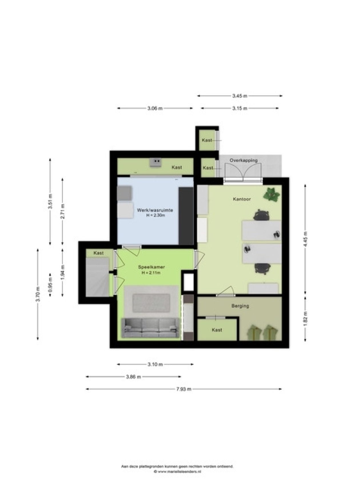 Tweevoren 43 plattegrond 3