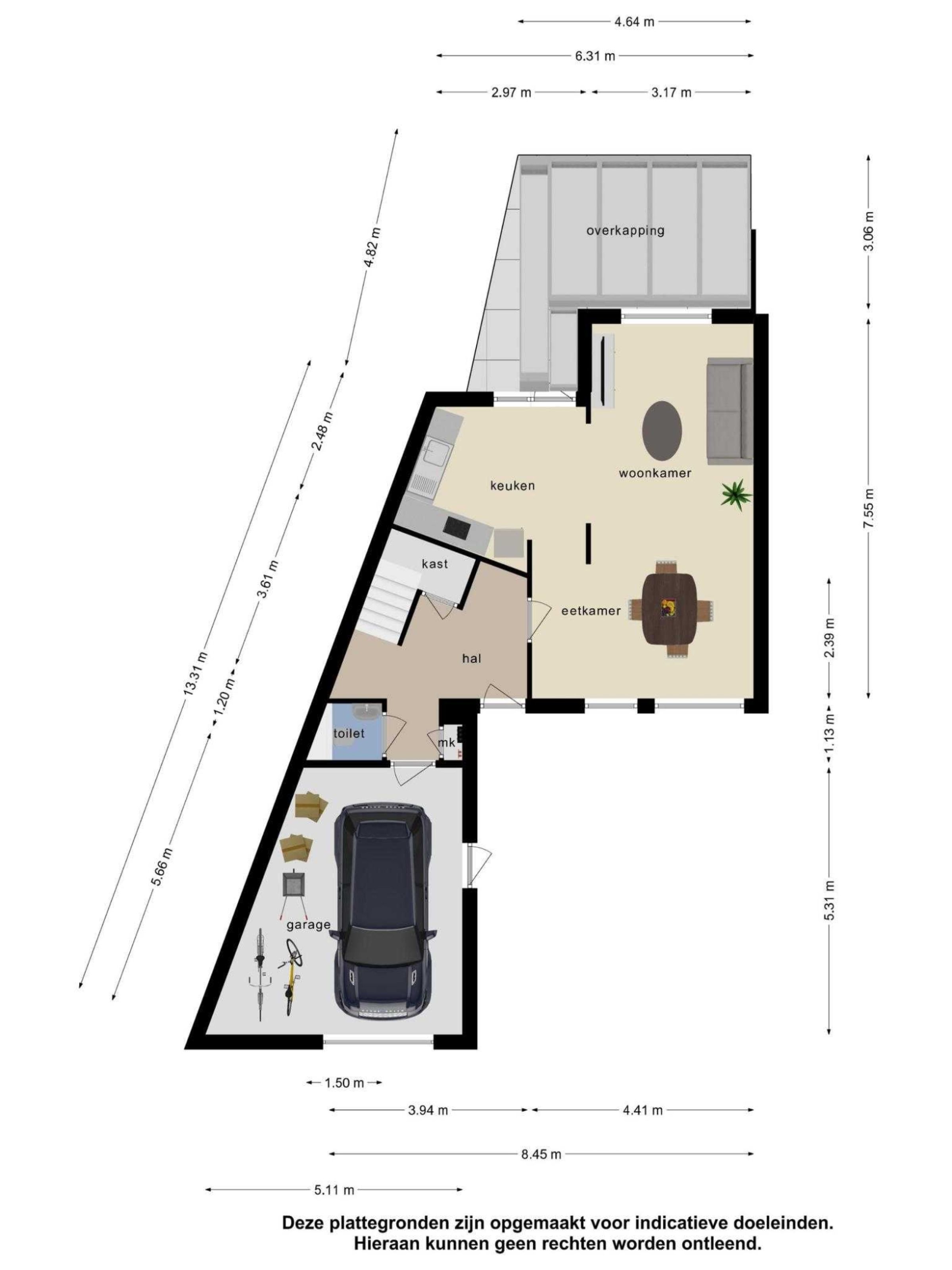 Indrelaan 4 plattegrond 2
