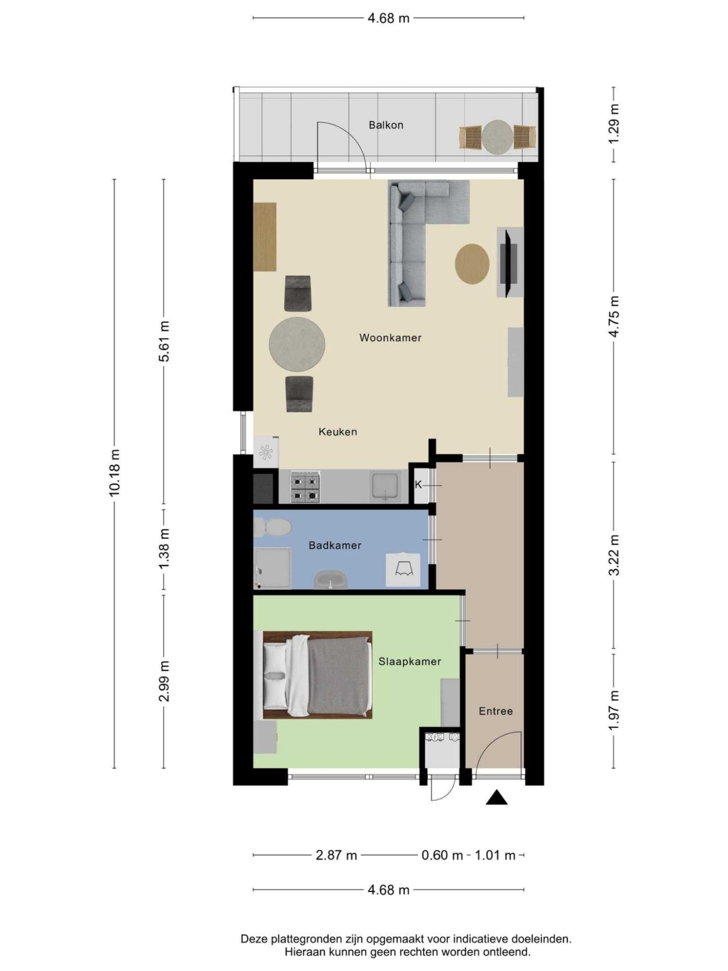 De Koppele 435 plattegrond