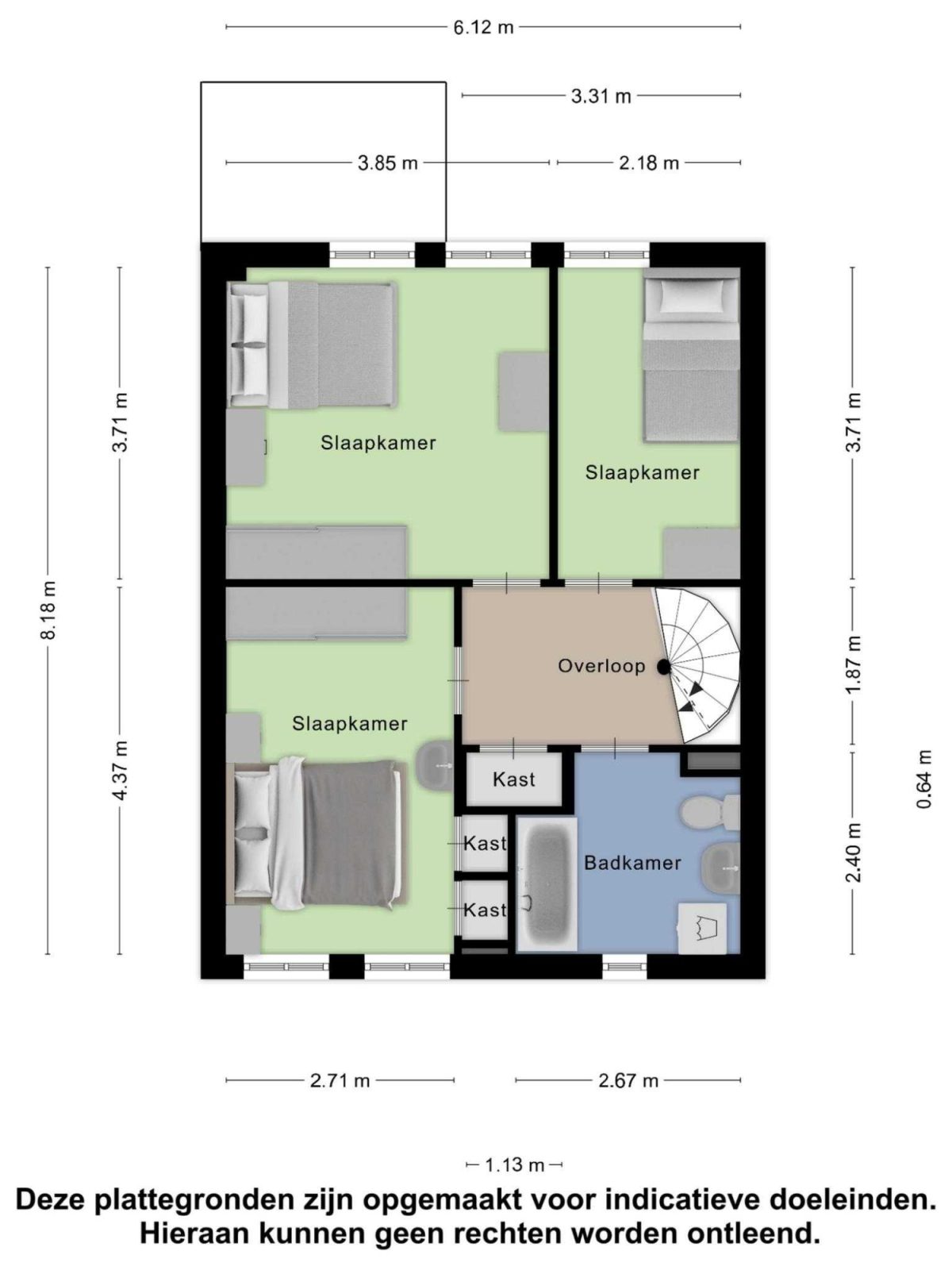 De Stoutheuvel 106 plattegrond 3