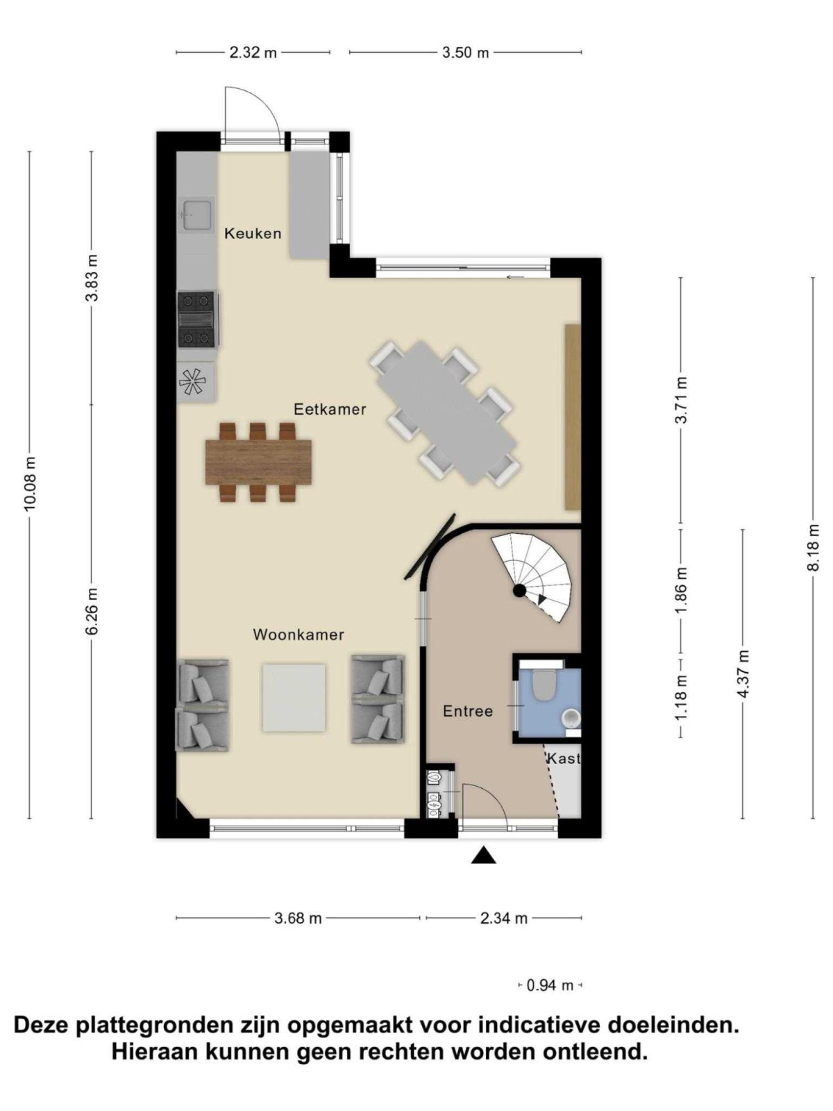 De Stoutheuvel 106 plattegrond