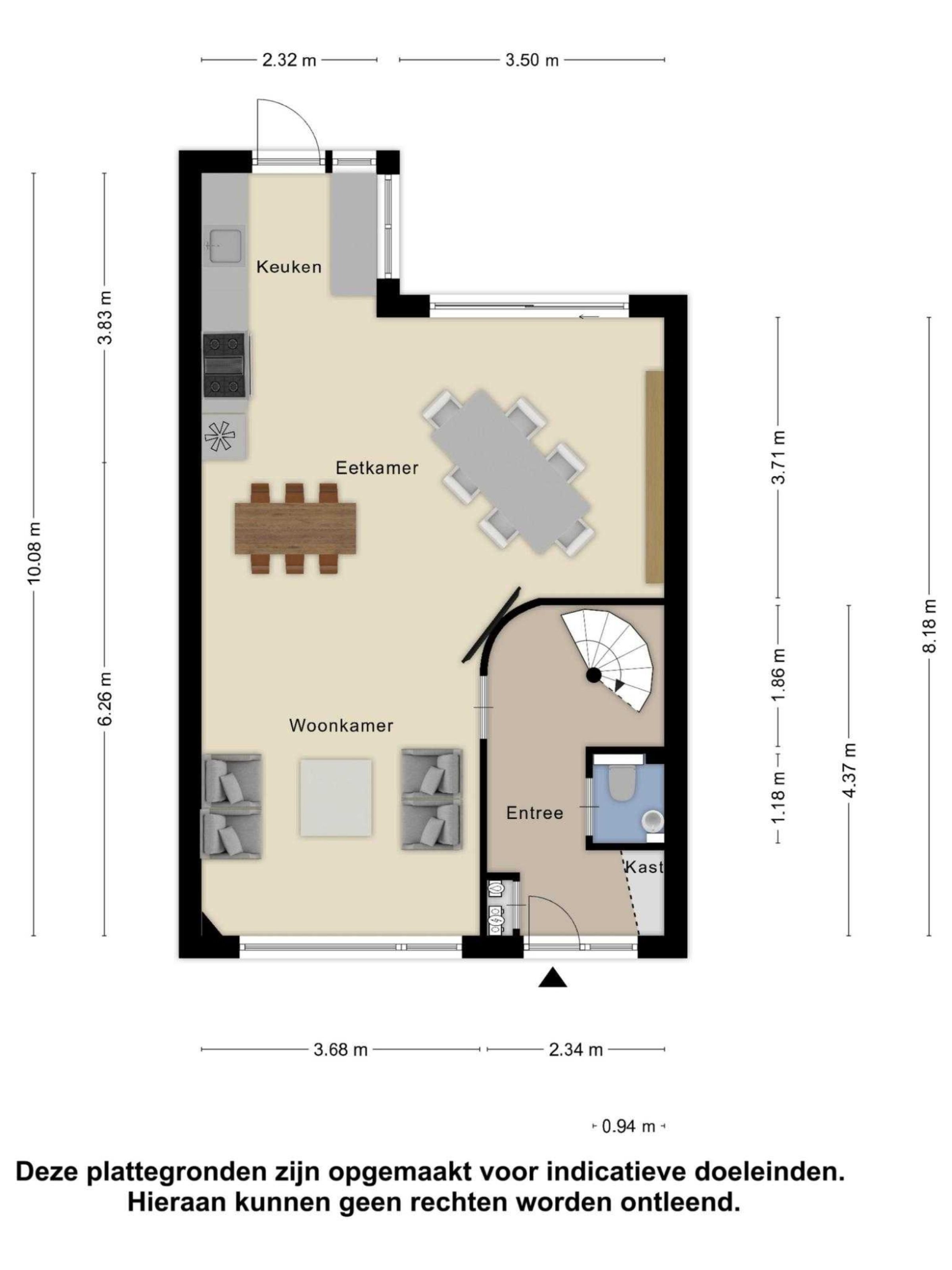 De Stoutheuvel 106 plattegrond
