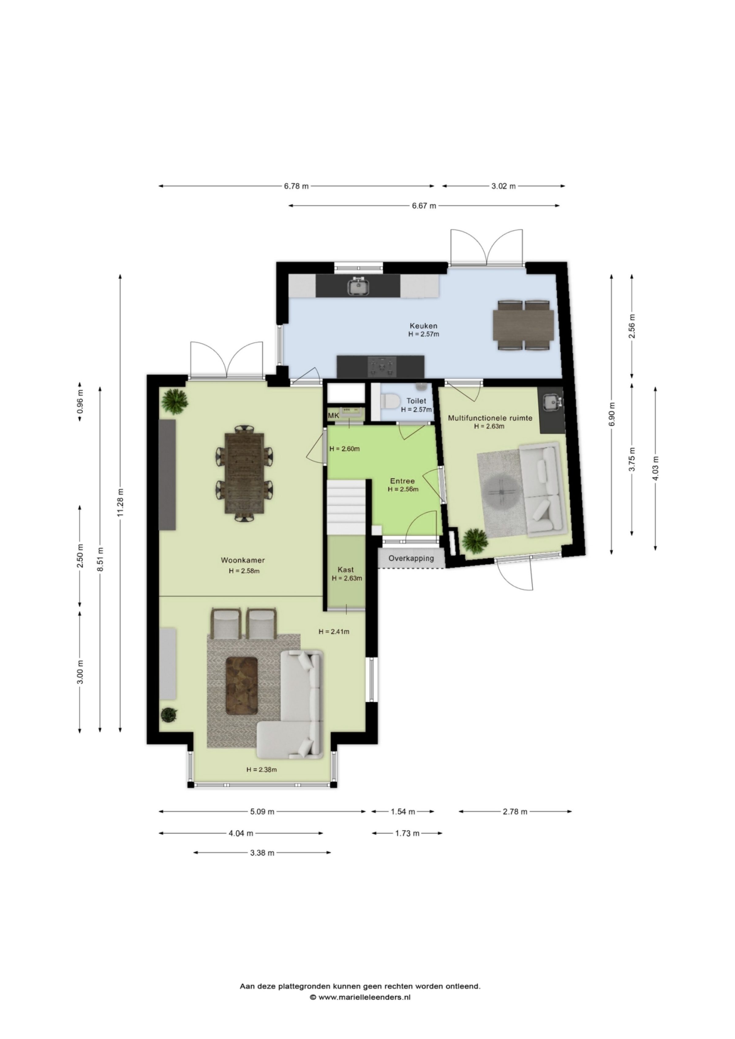 Watermunt 24 plattegrond
