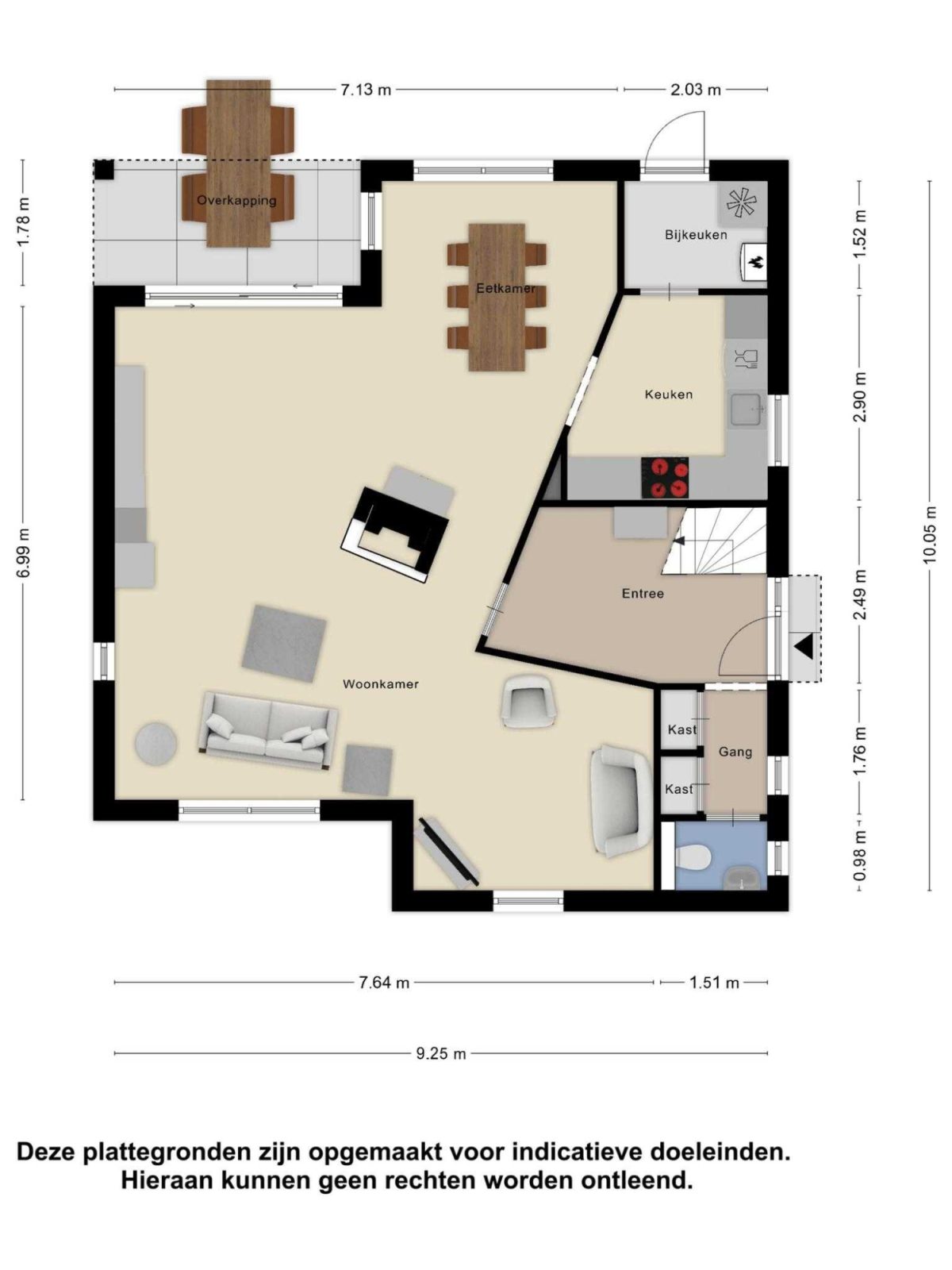 Windmolenstraat 61 plattegrond