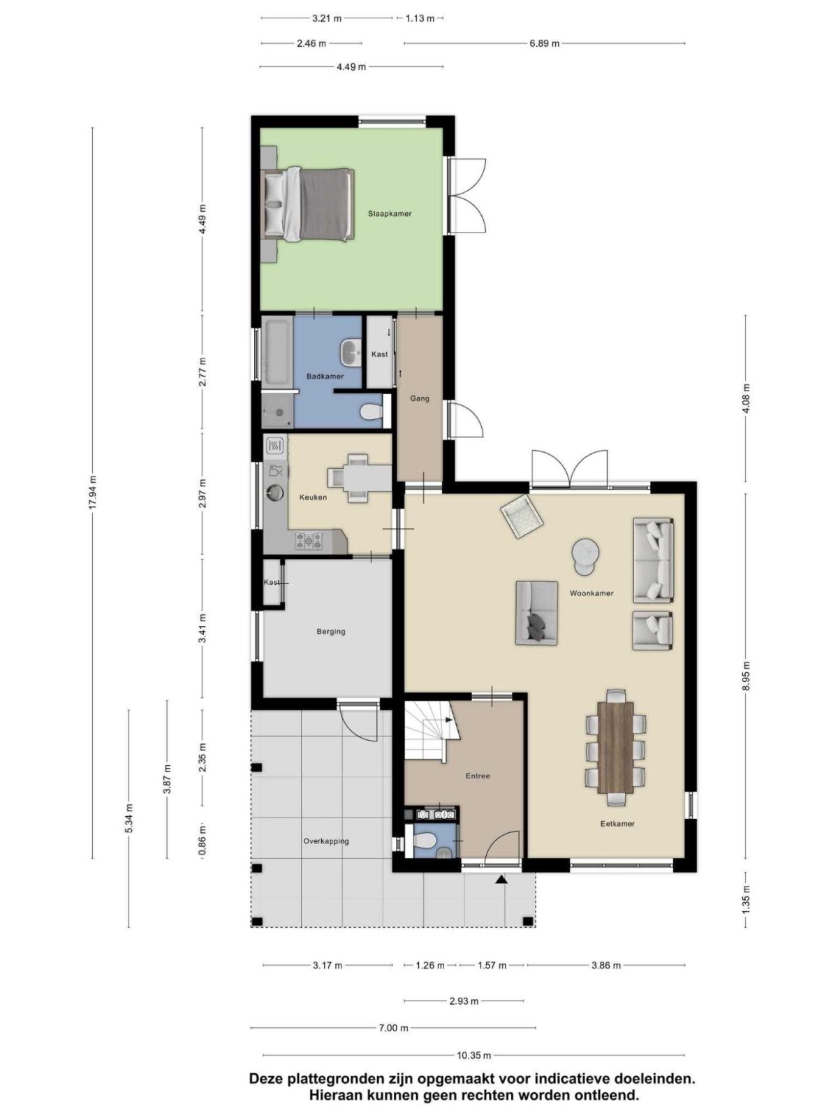 Kanunnikensven 44 plattegrond