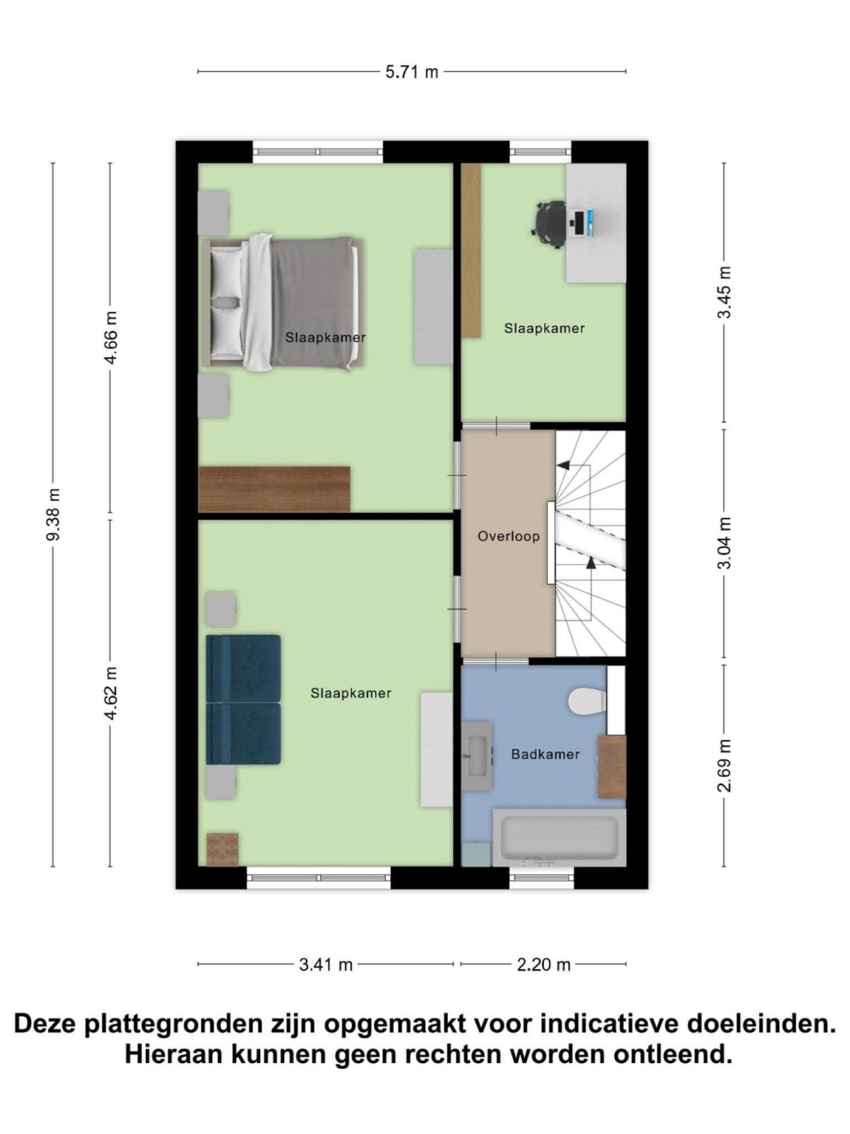 Prins Karelstraat 107 plattegrond 2