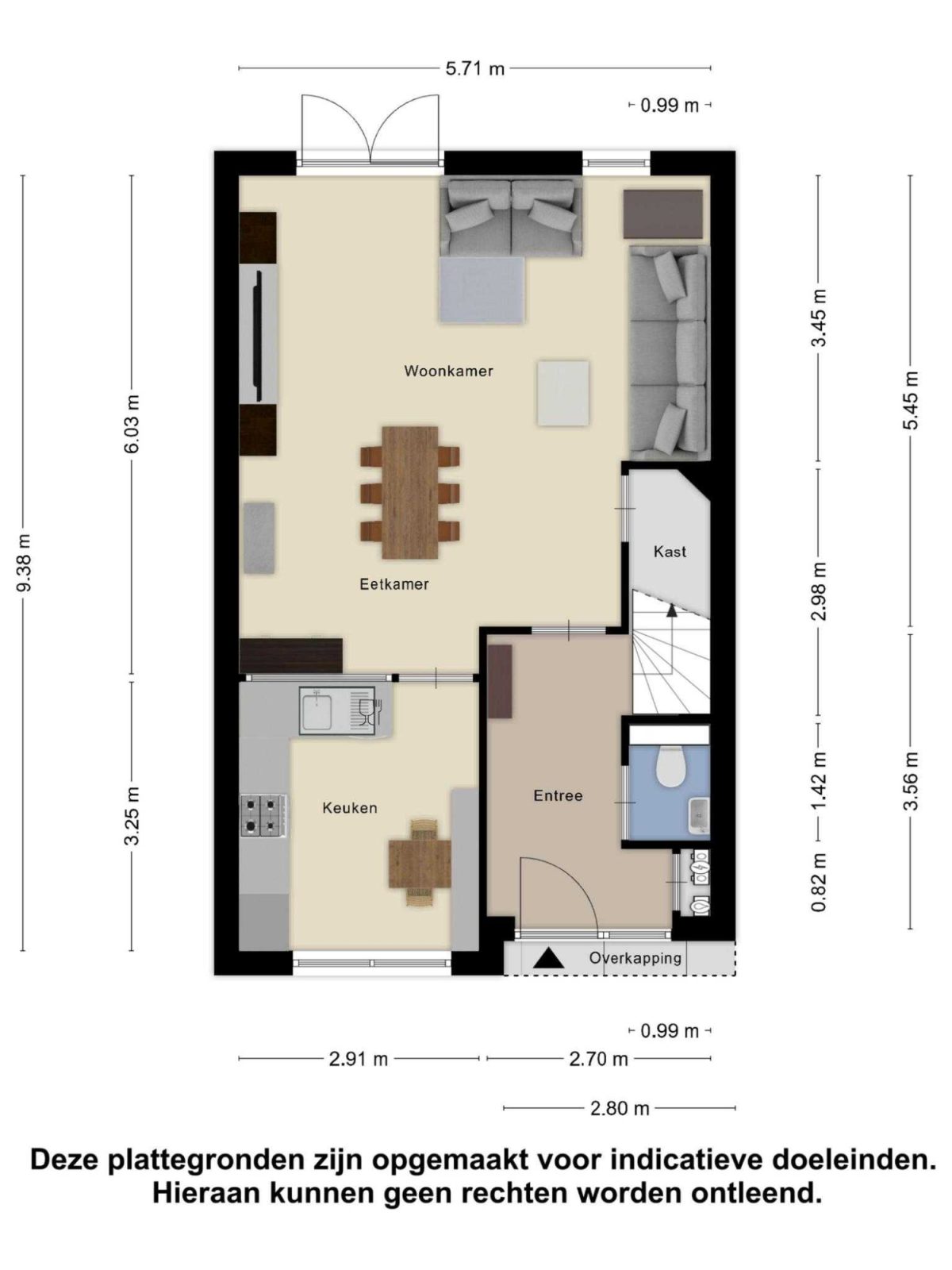 Prins Karelstraat 107 plattegrond
